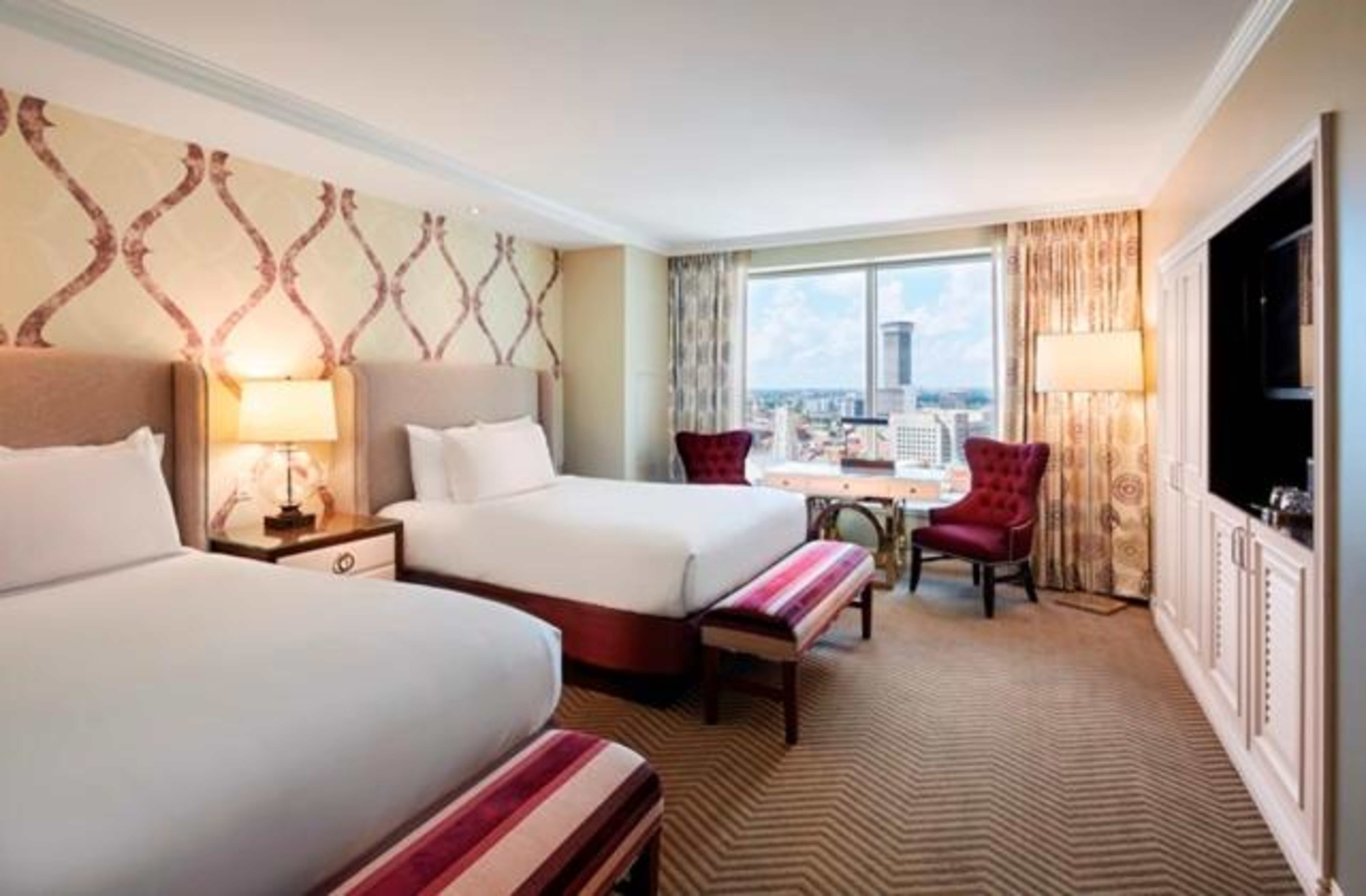 Harrahs, Premium, 2 Queen Beds, River View
