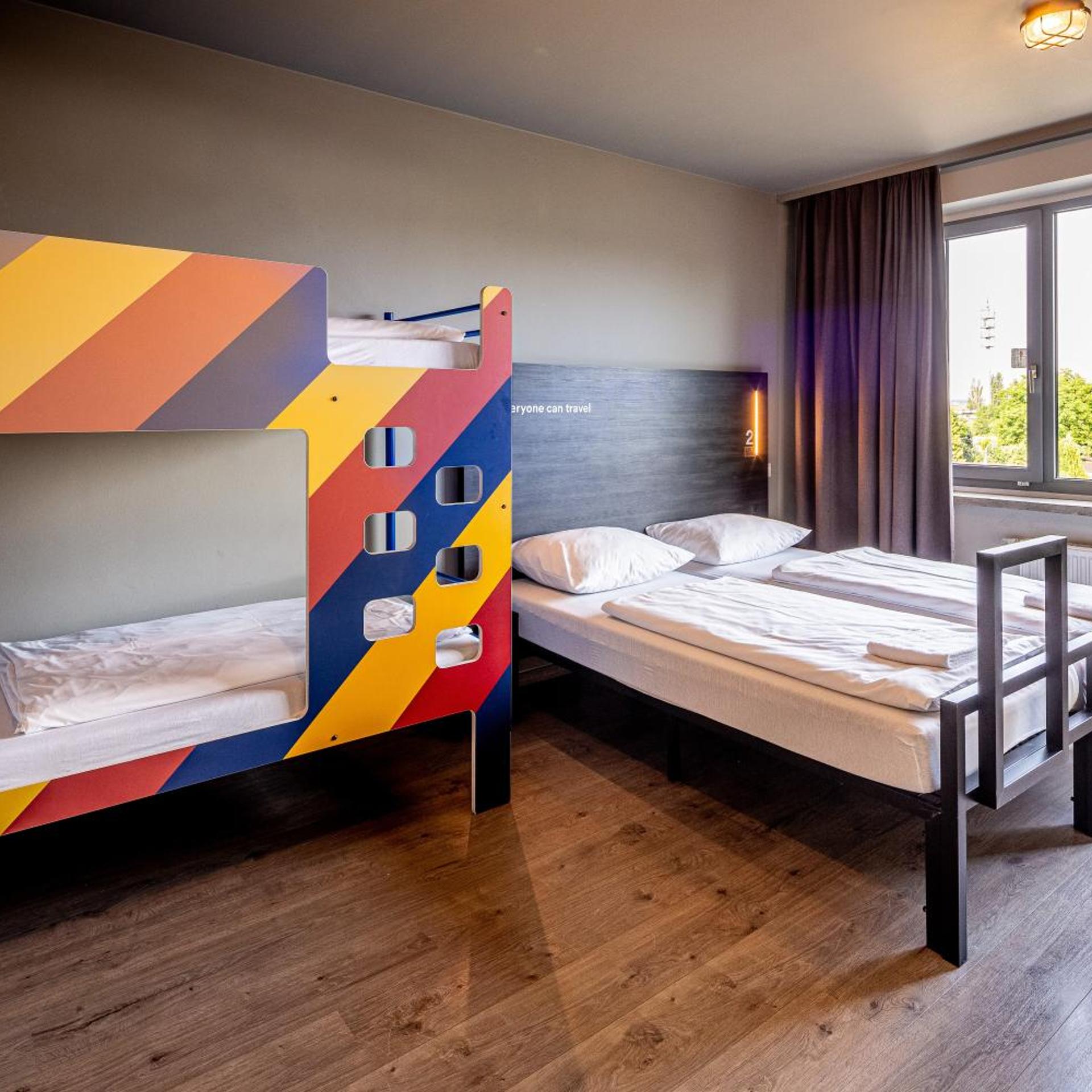 غرفة ثلاثية، a&o Hostel Weimar 6/10