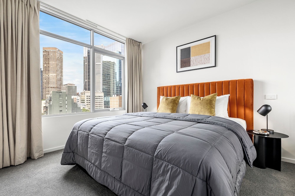 شقة بسرير كينج بغرفة نوم واحدة، Oaks Melbourne on Lonsdale Suites 6/10