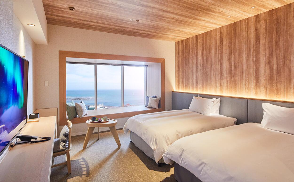 Semi Room, Deluxe, 2 Semi Double Beds, Ocean View