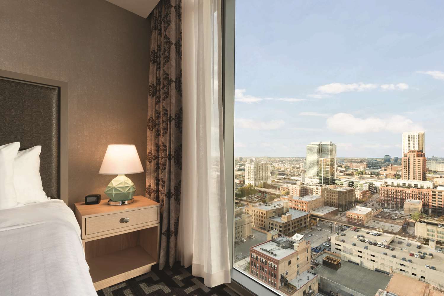 جناح استوديو بسرير كينج بإطلالة على المدينة، Homewood Suites by Hilton Chicago West Loop Fulton Market Area 3/4