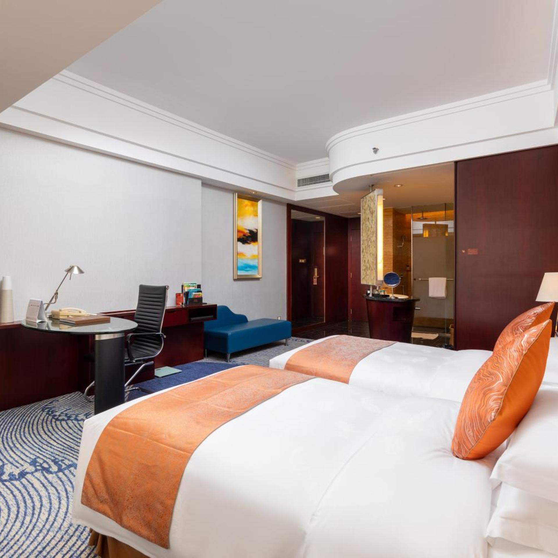 Macau, Deluxe, Twin Beds, Ocean View، Zhuhai Charming Holiday Hotel 7/7