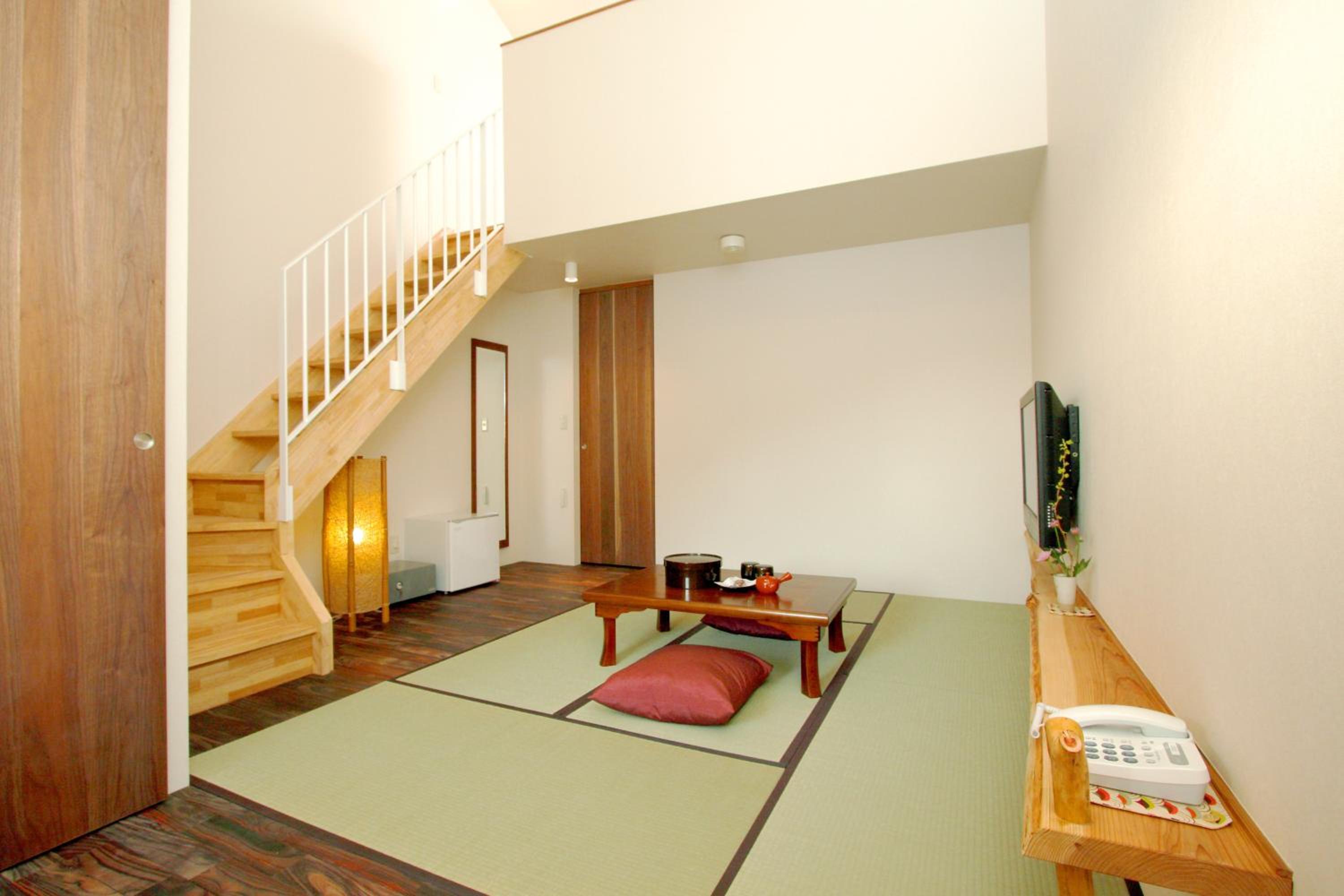Japanese, Loft, Twin Beds, Outdoor Bath