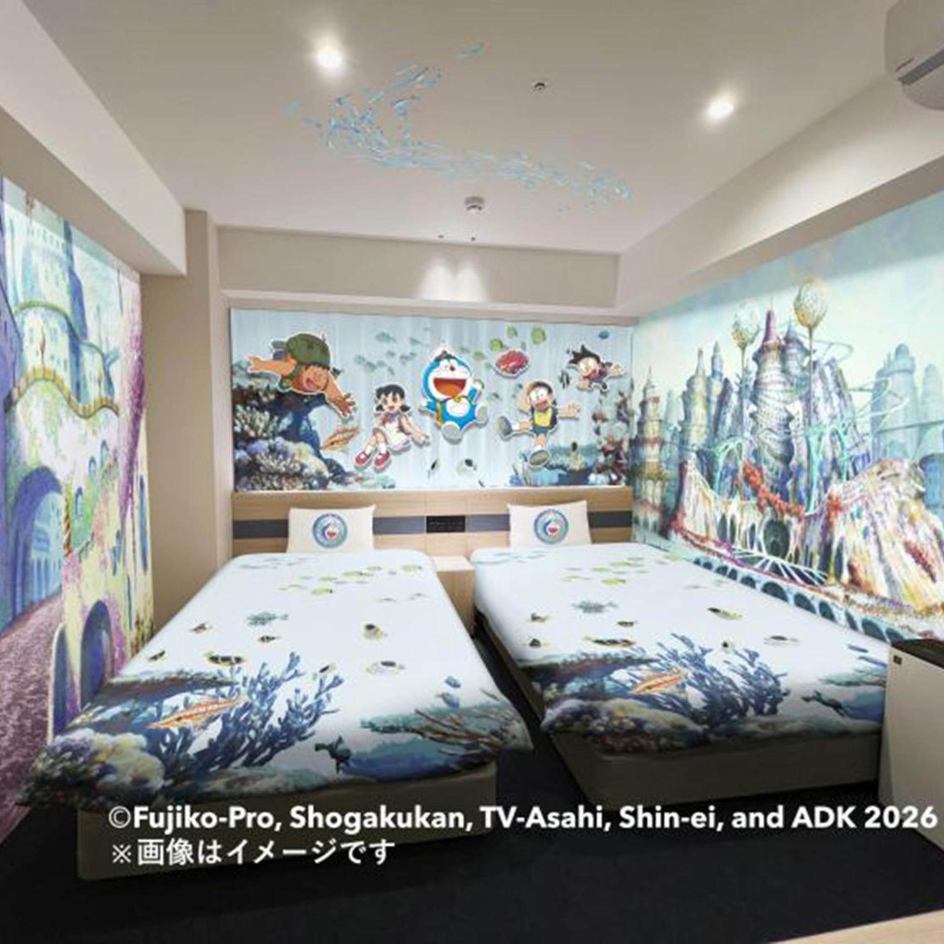Room, Twin Beds, Garden View