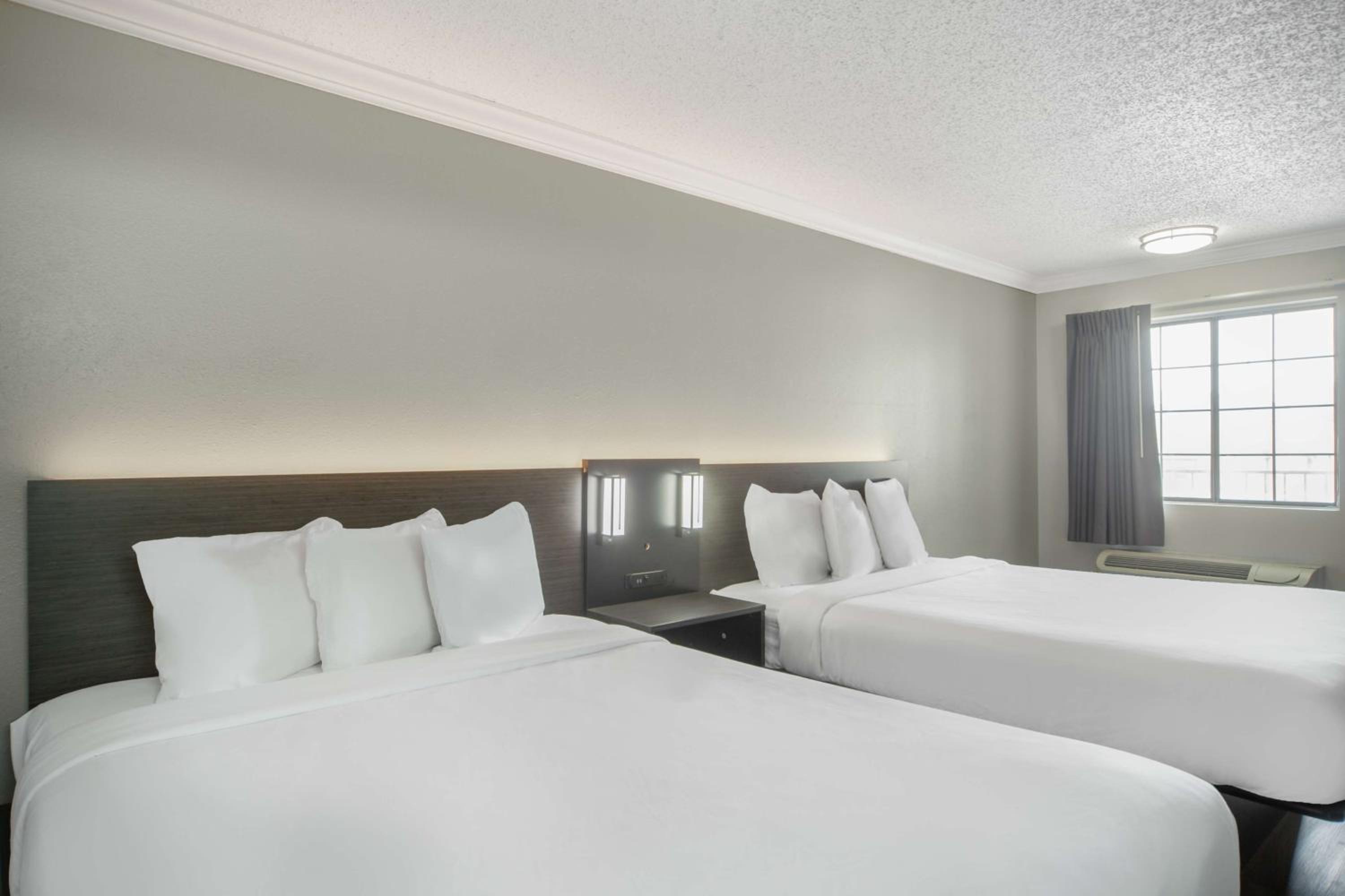 2 Queen Beds - Mob Acc RI Shwr Nsmk Micfridg