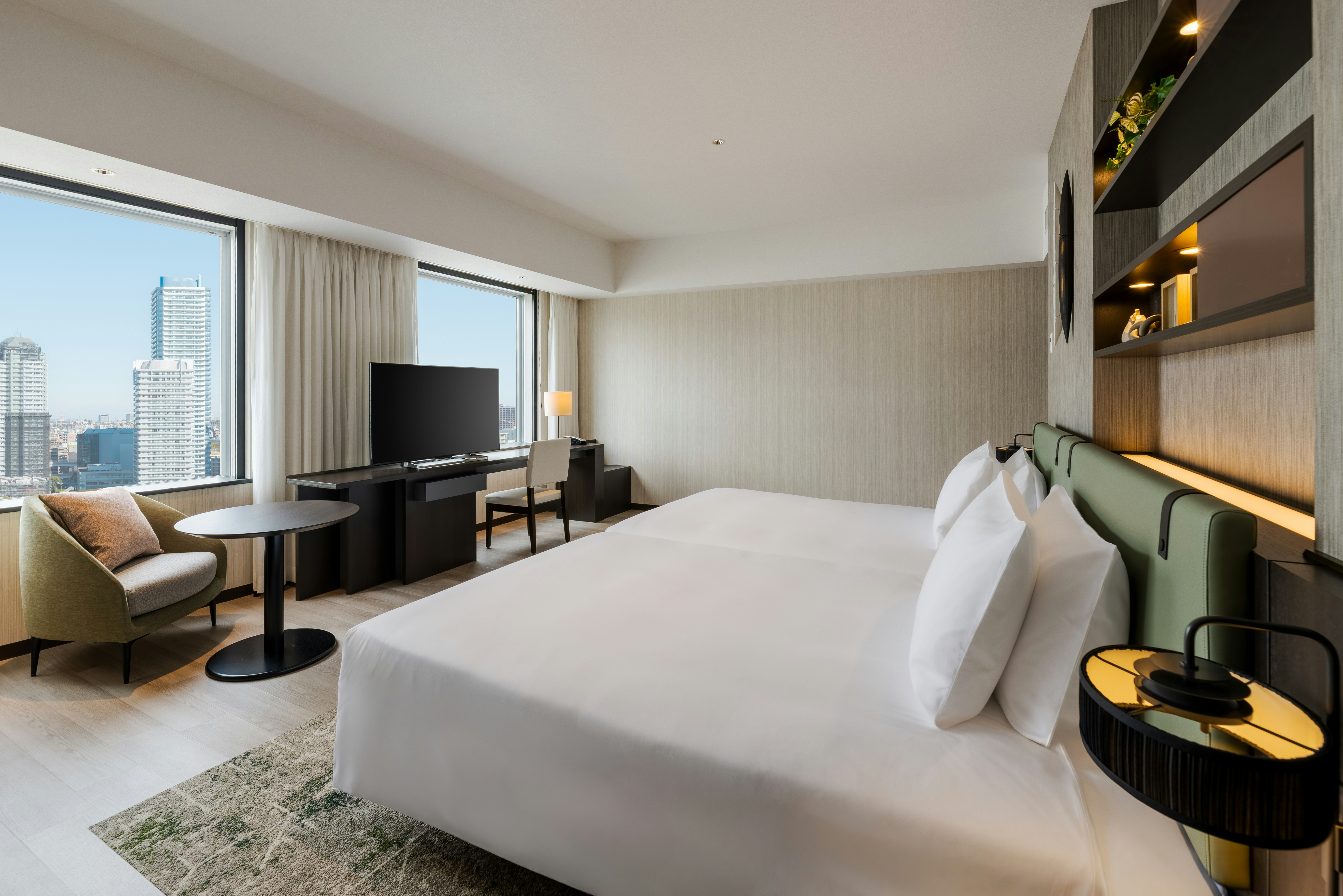 PREMIUM, TWIN BEDS, CITY VIEW