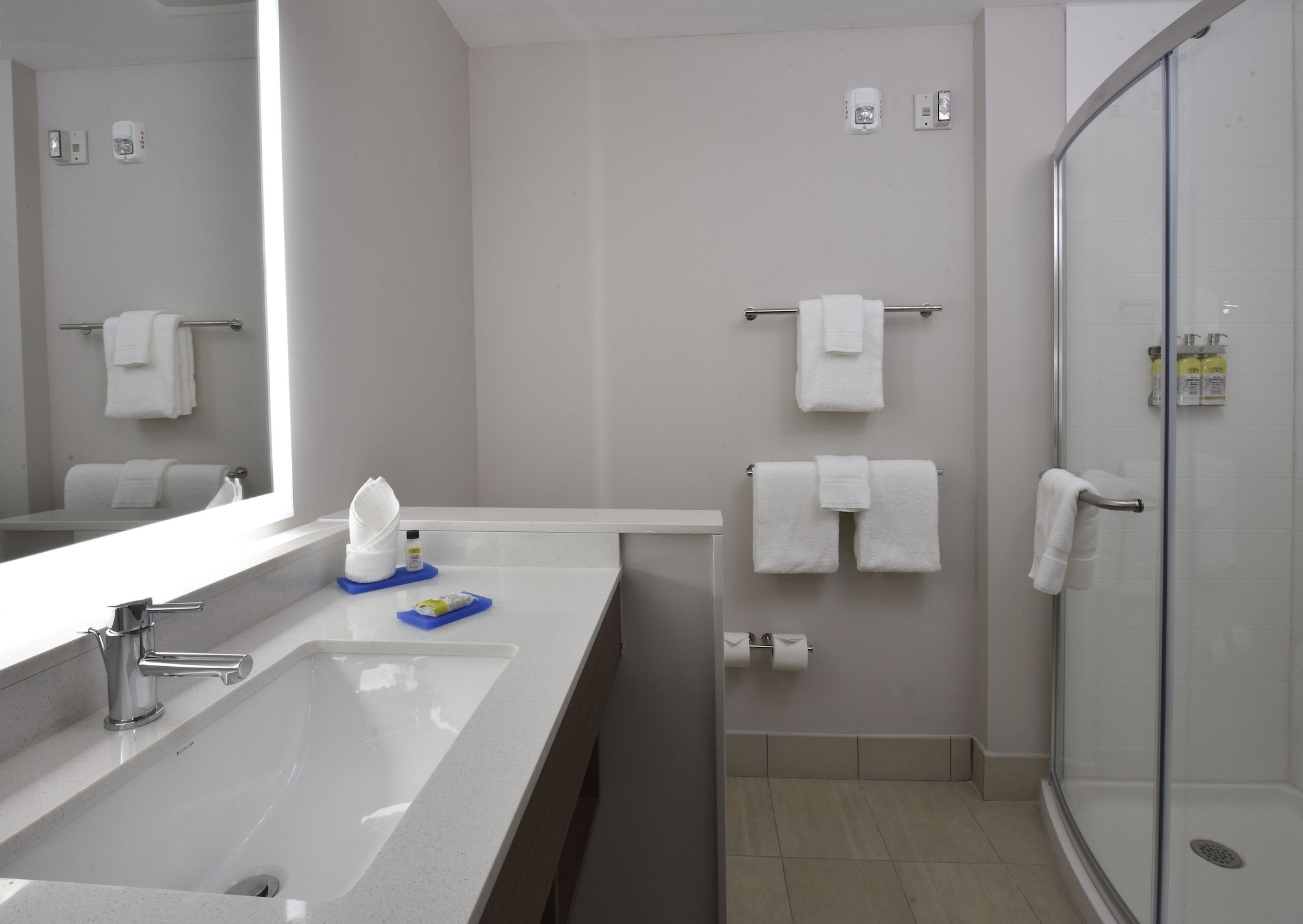 جناح بسرير كينج مع أريكة بمنطقة جلوس، Holiday Inn Express & Suites Orlando - Lake Nona Area 5/5