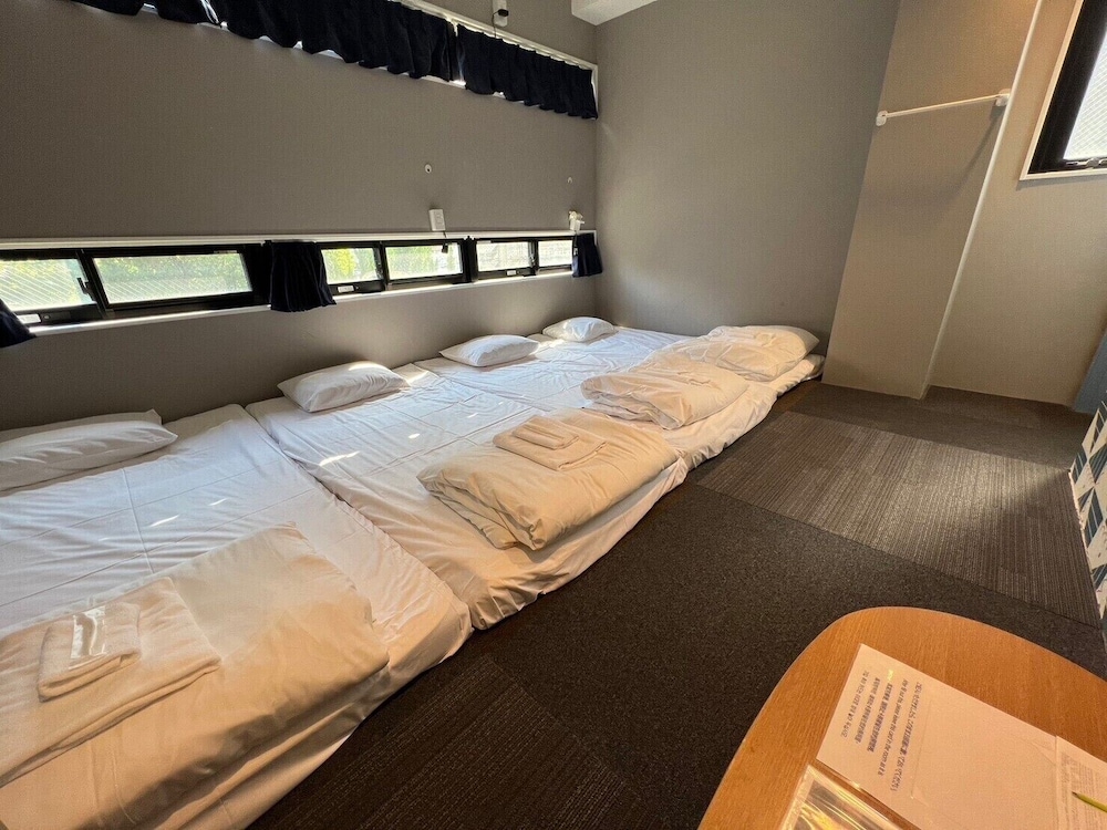 غرفة اقتصادية رباعية بأسرّة بطابقين بحمام مشترك، Hostel Hangout Osaka Nanba Nipponbashi 10/10