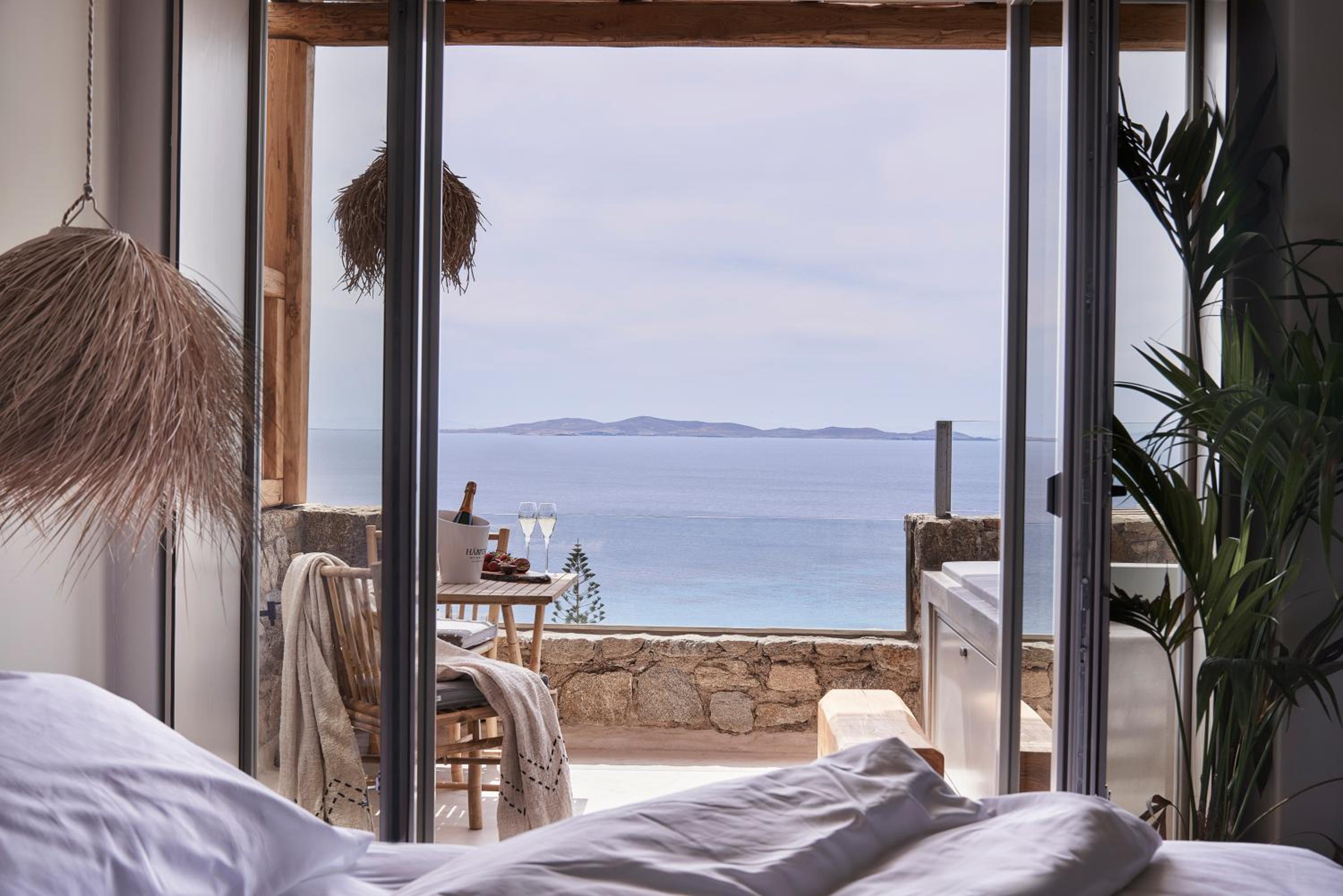Delos, Suite, Sea View, Jetted Tub