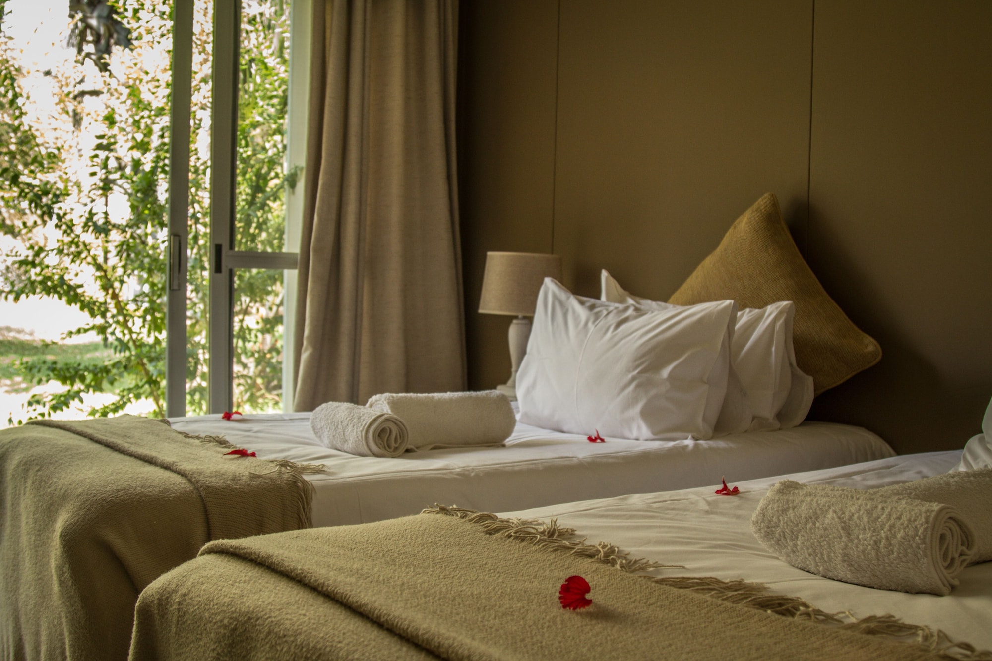 Square, Twin Beds