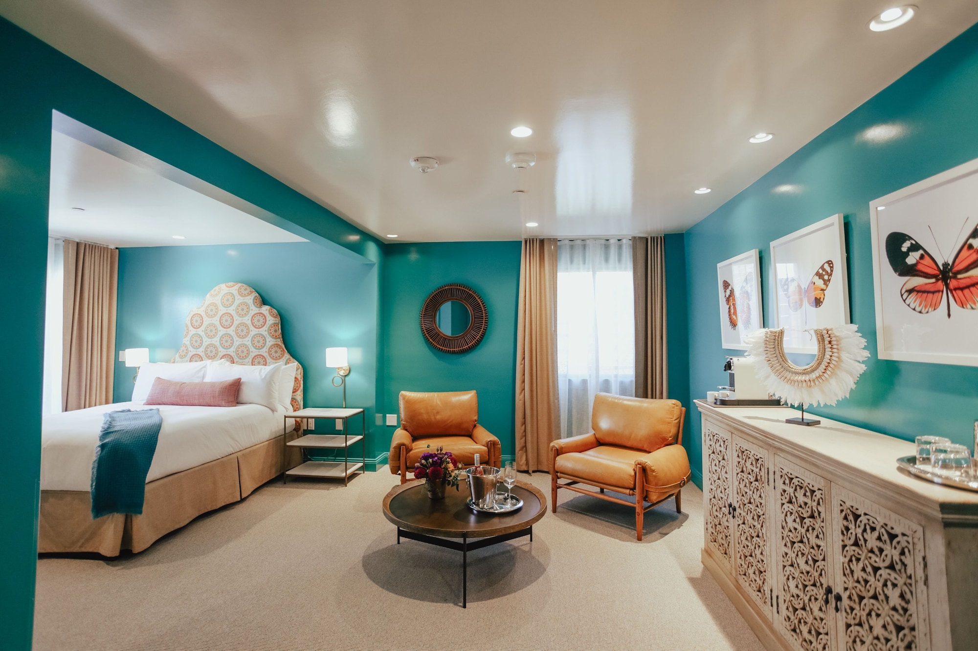 Suite, Queen Bed, The Winston Solvang 6/8