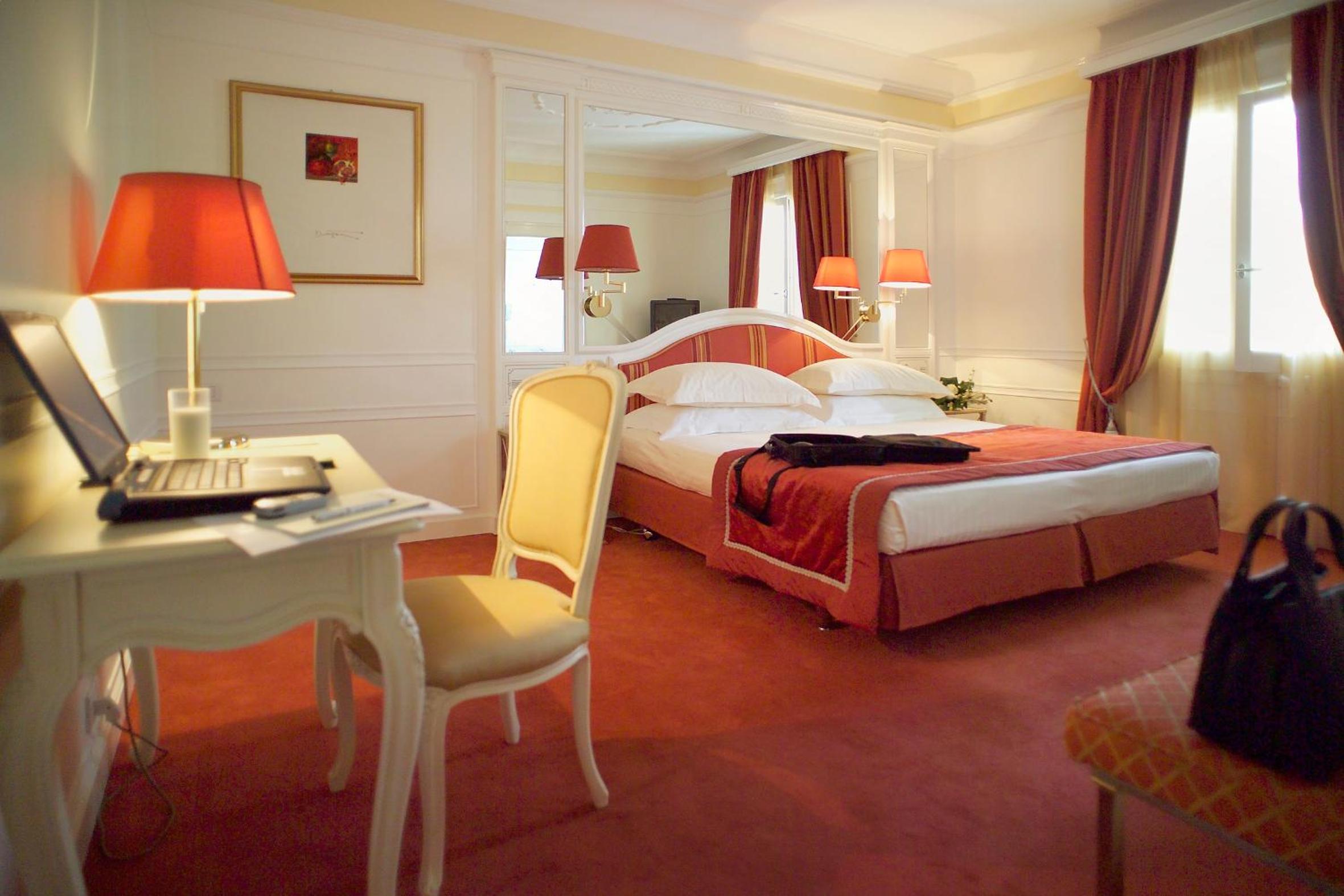 غرفة ديلوكس بسرير مزدوج أو سريرين منفصلين، Grand Hotel Des Bains 7/10