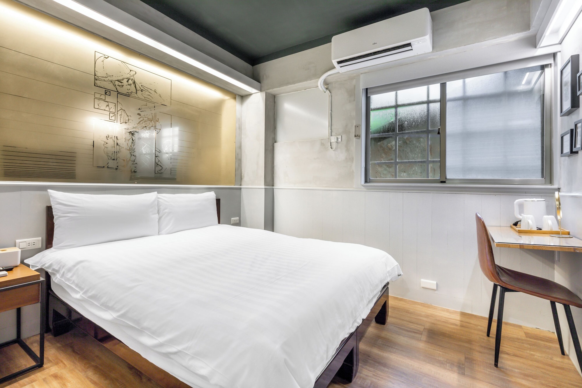 غرفة قياسية بسرير مزدوج، H& Jiufen The Ocean Theory BnB 4/10