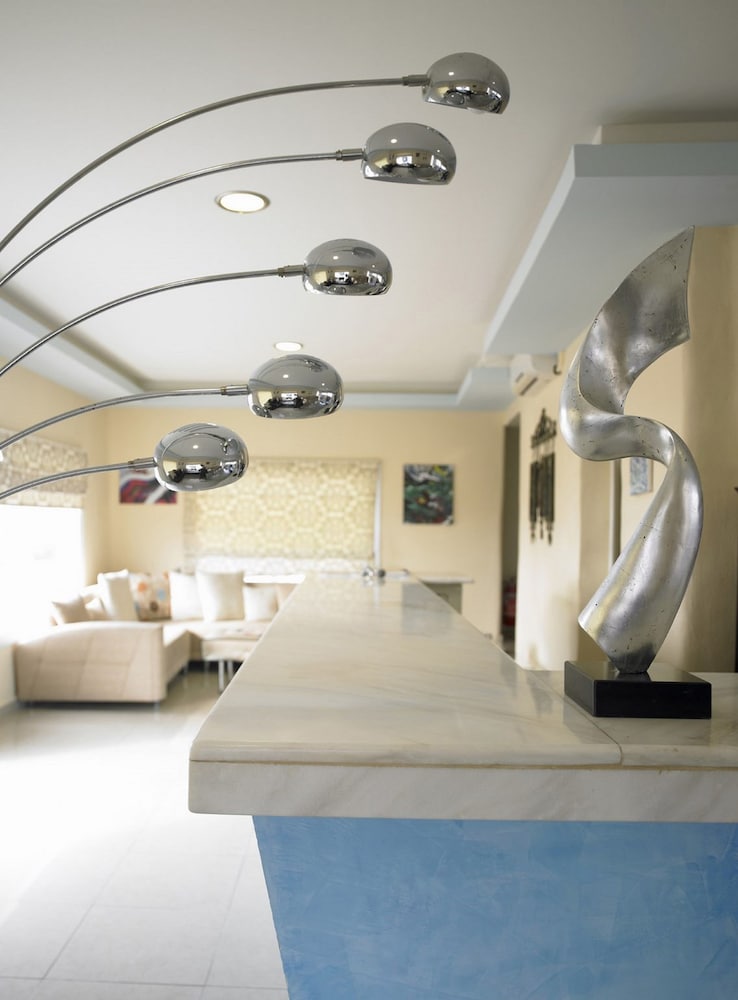 Lobby at Suites of the Gods Cave Spa Hotel, SANTORINI