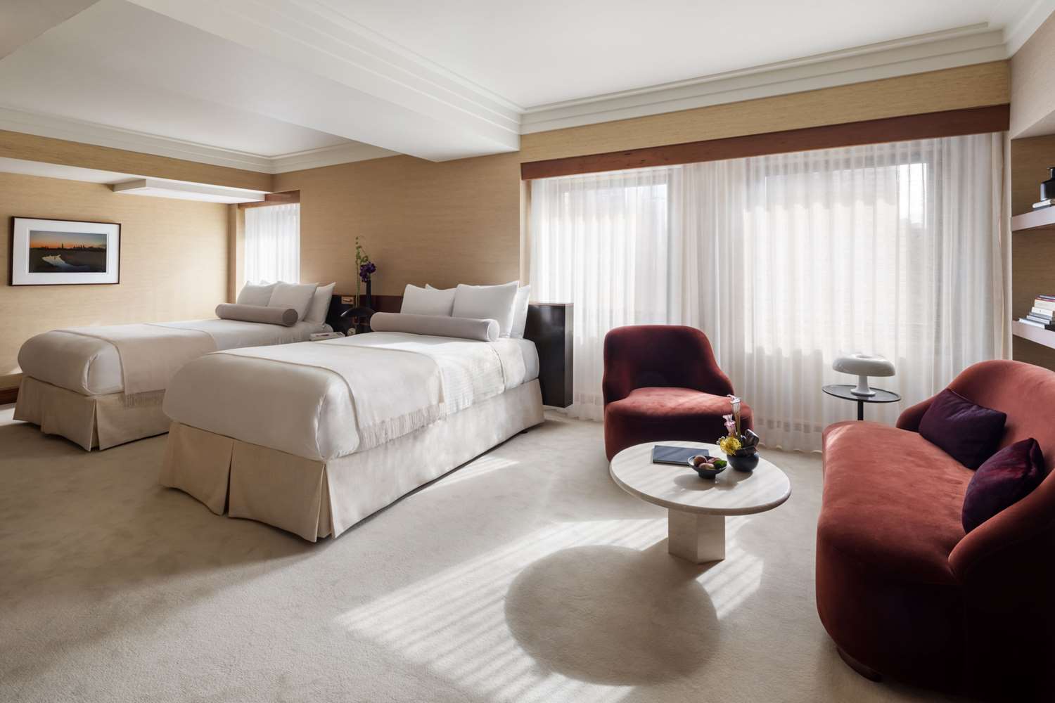 JUNIOR SUITE, DELUXE, 2 DOUBLE BEDS