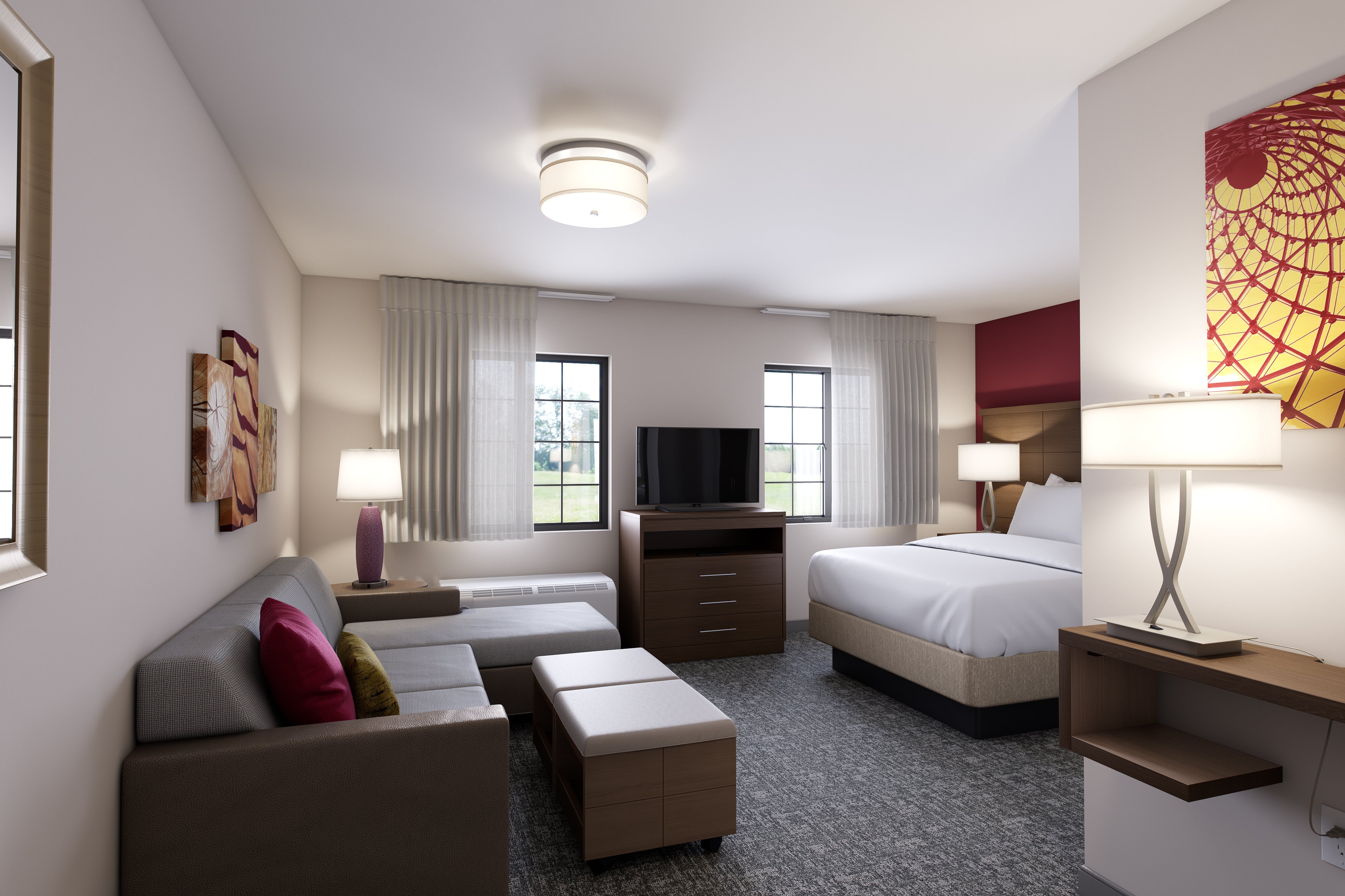 Studio, Suite, King Bed, Accessible