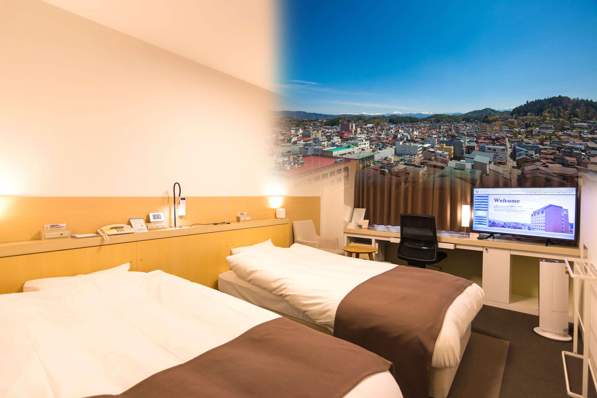 ROOM, TWIN BEDS, HIGH FLOOR