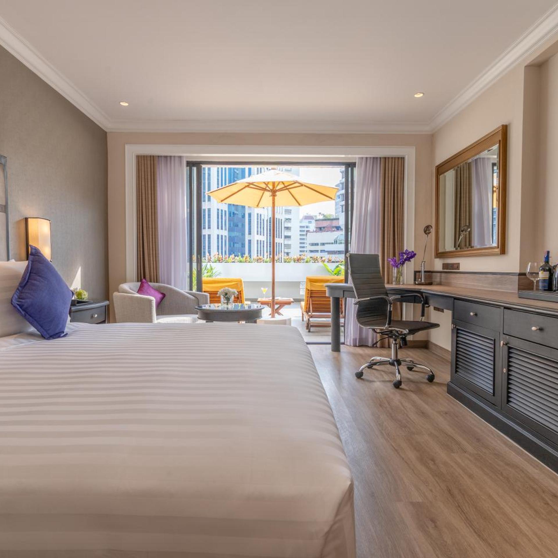 City, King Bed, Terrace