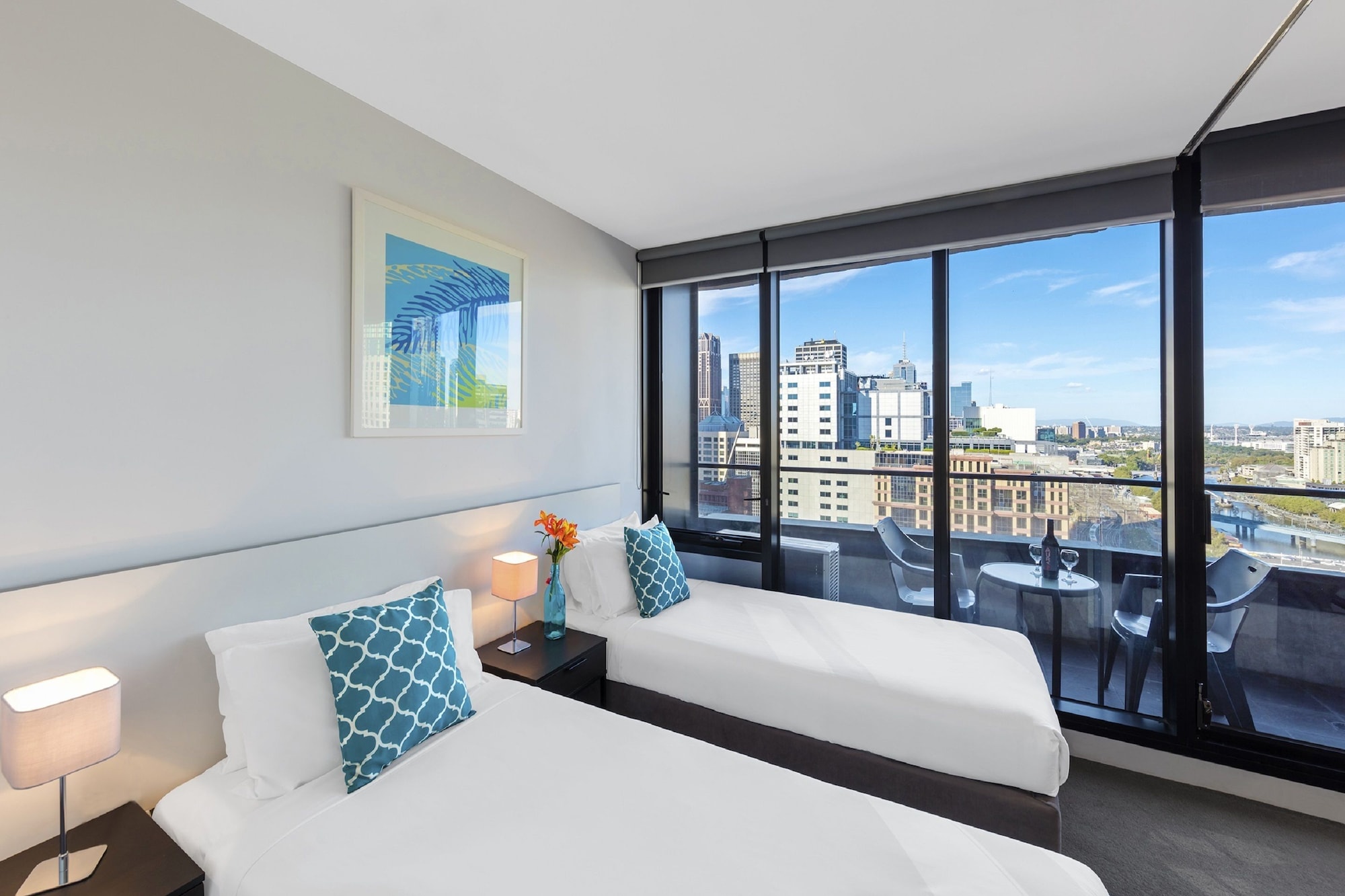 شقة بشرفة بغرفتي نوم، Aura On Flinders Serviced Apartment 5/9