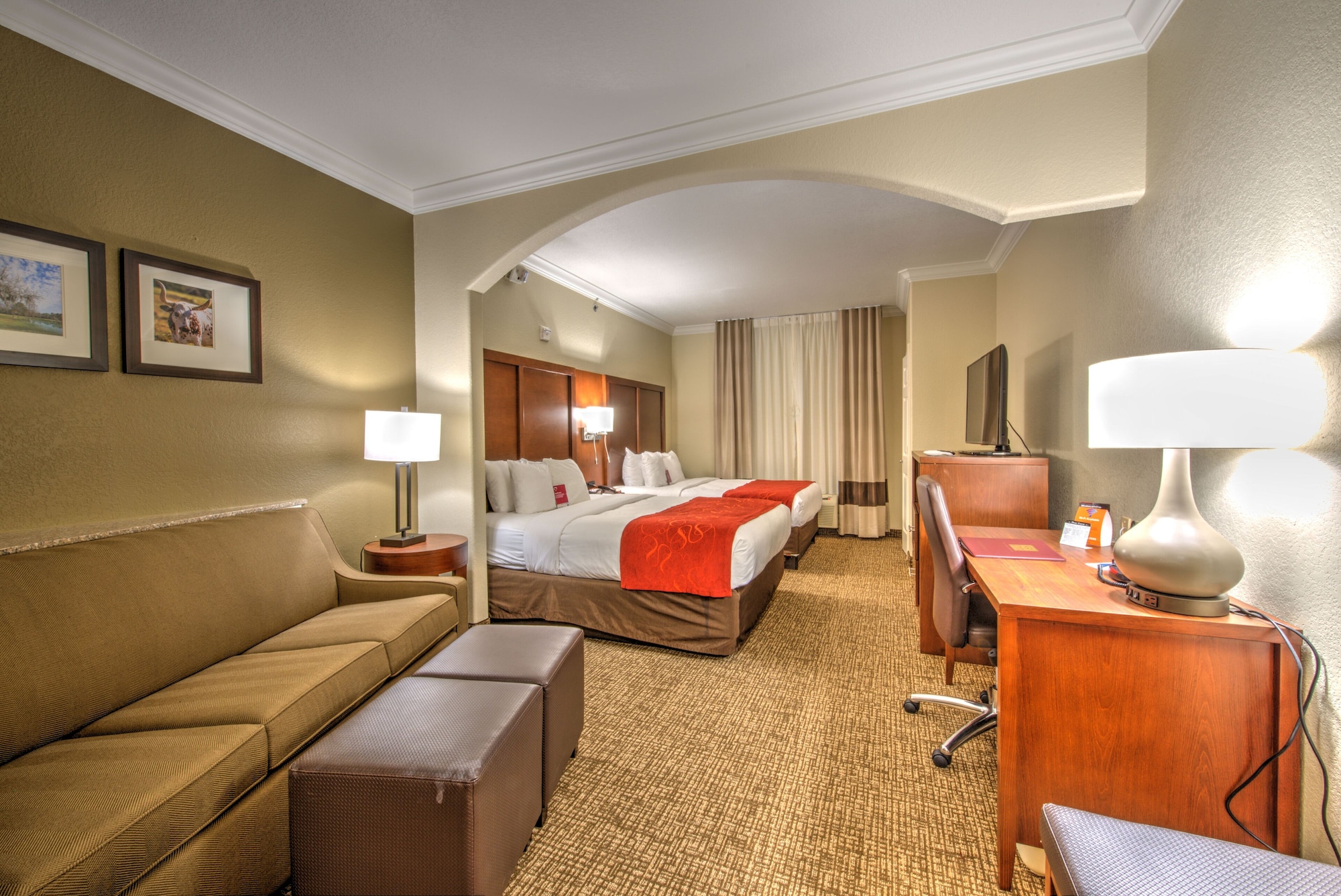 جناح مع أريكة، Comfort Suites Tomball Medical Center, TX 5/8