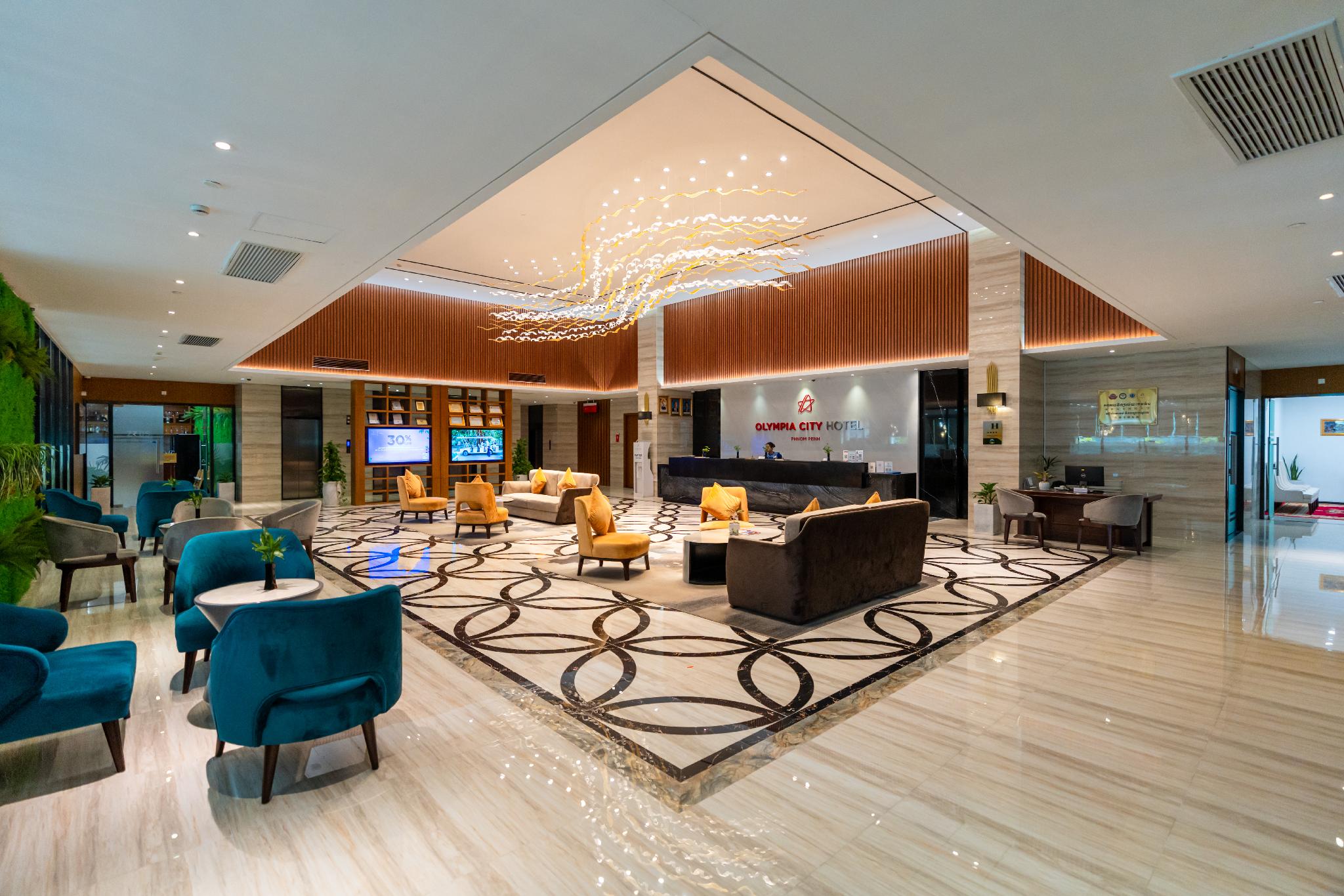 Lobby at Olympia City Hotel By Dara, PHNOM PENH