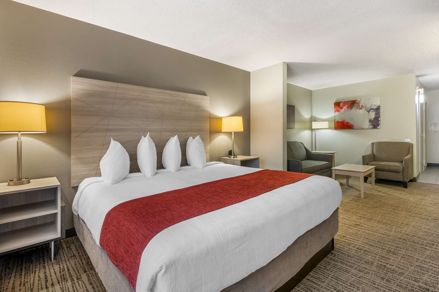 Room, King Bed, Sofa, Accessible