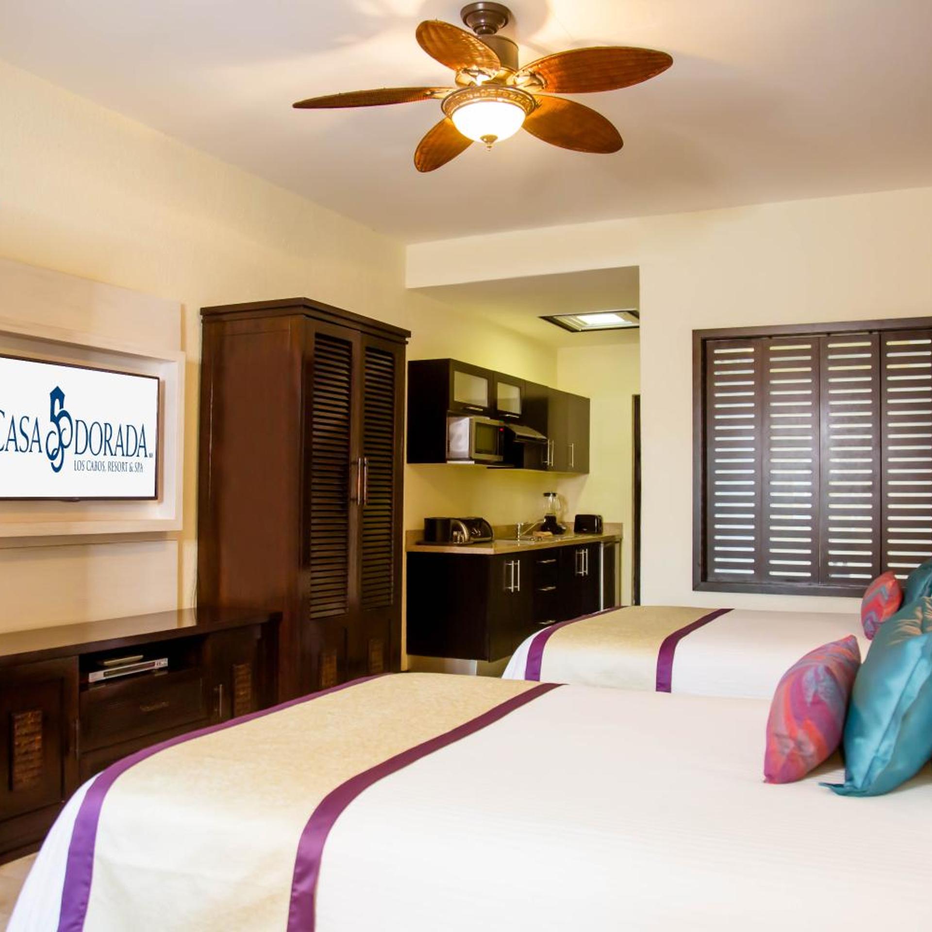 غرفة قياسية بسريرين مزدوجين، Casa Dorada Los Cabos Resort and Spa 3/7