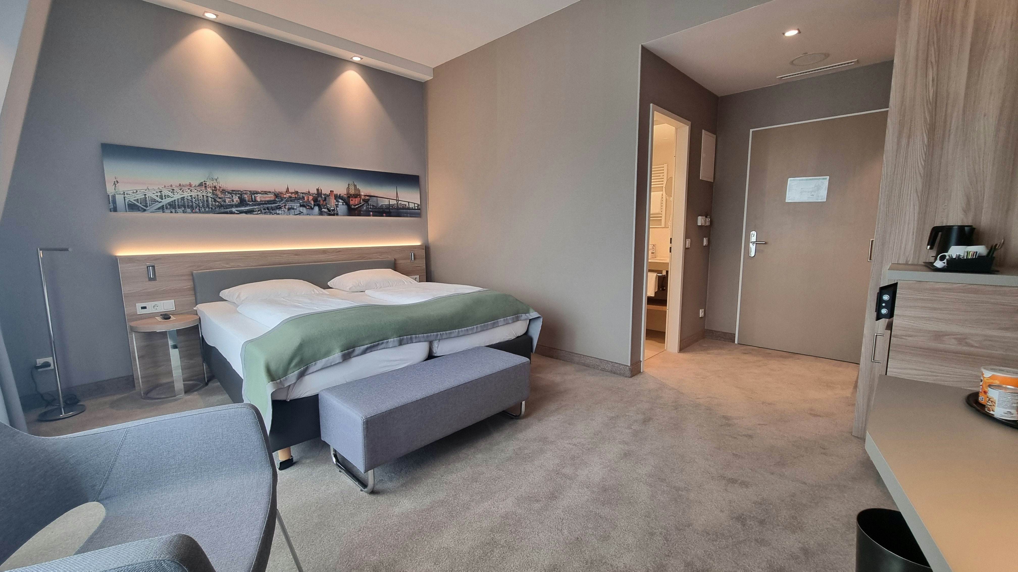 غرفة سوبيريور بسرير مزدوج أو سريرين منفصلين، Hotel Panorama Hamburg-Harburg 4/6