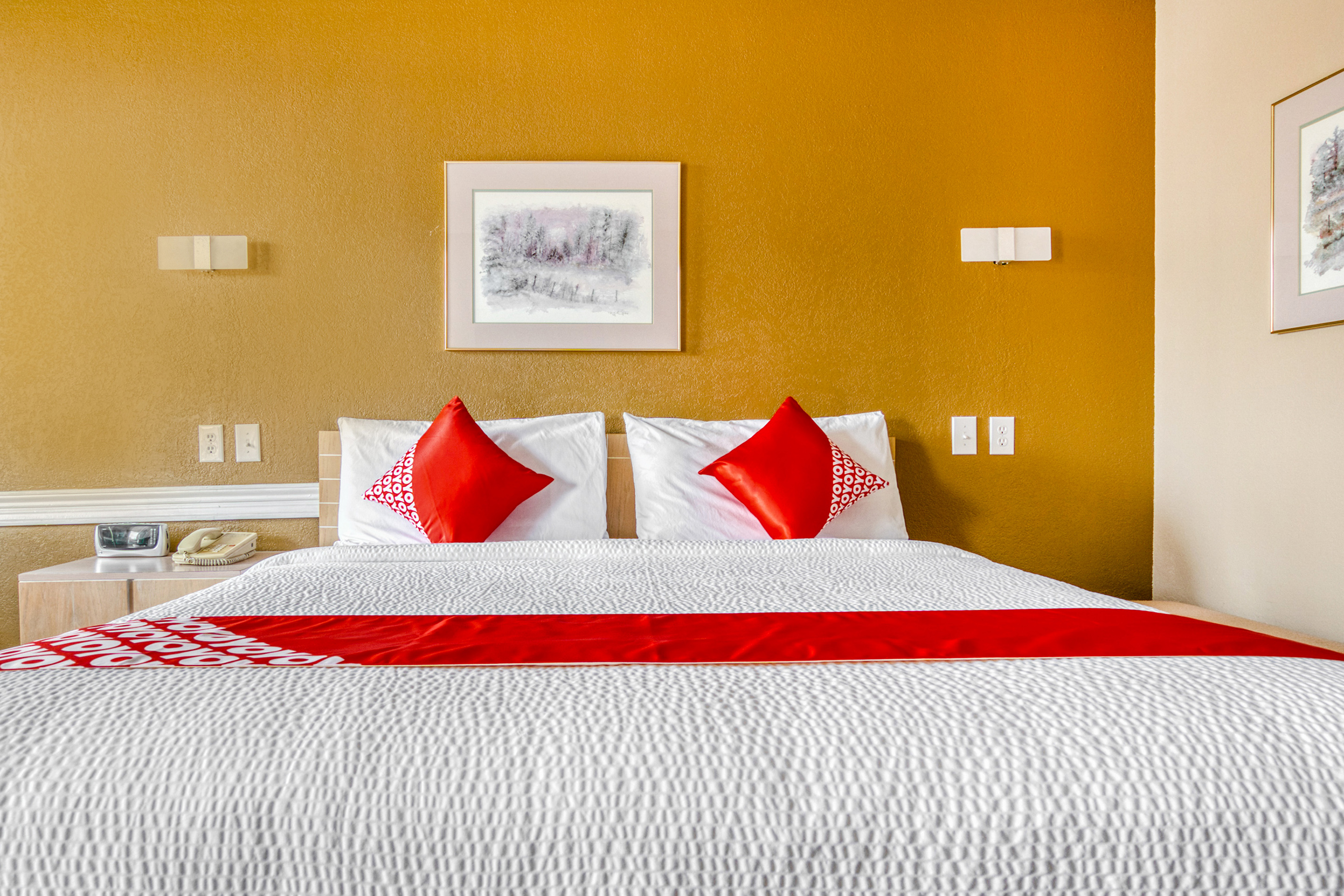 غرفة ديلوكس بسرير كوين، OYO Hotel Wichita Falls - Downtown 2/6