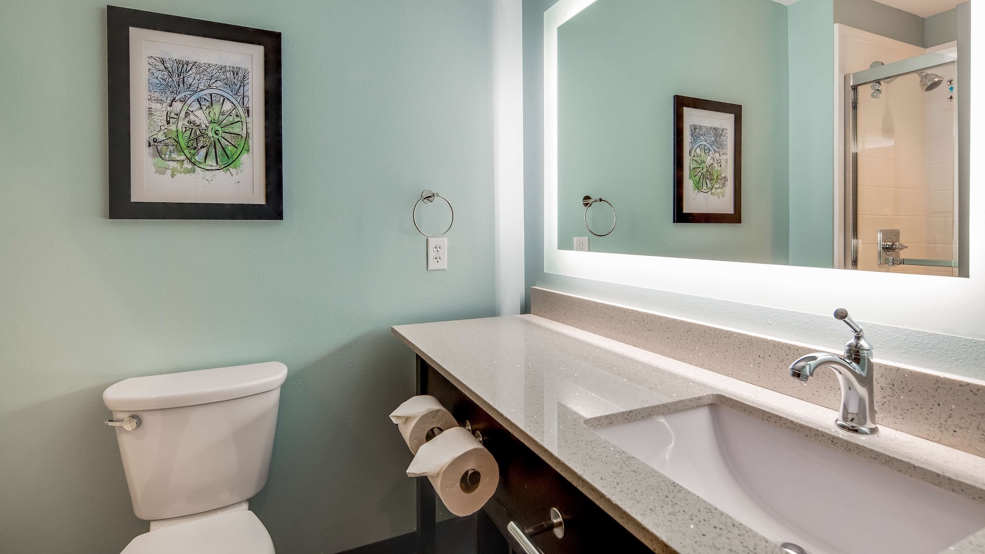غرفة قياسية كبيرة بسرير كينج بمطبخ صغير، Best Western Plus Executive Residency Marion 5/7