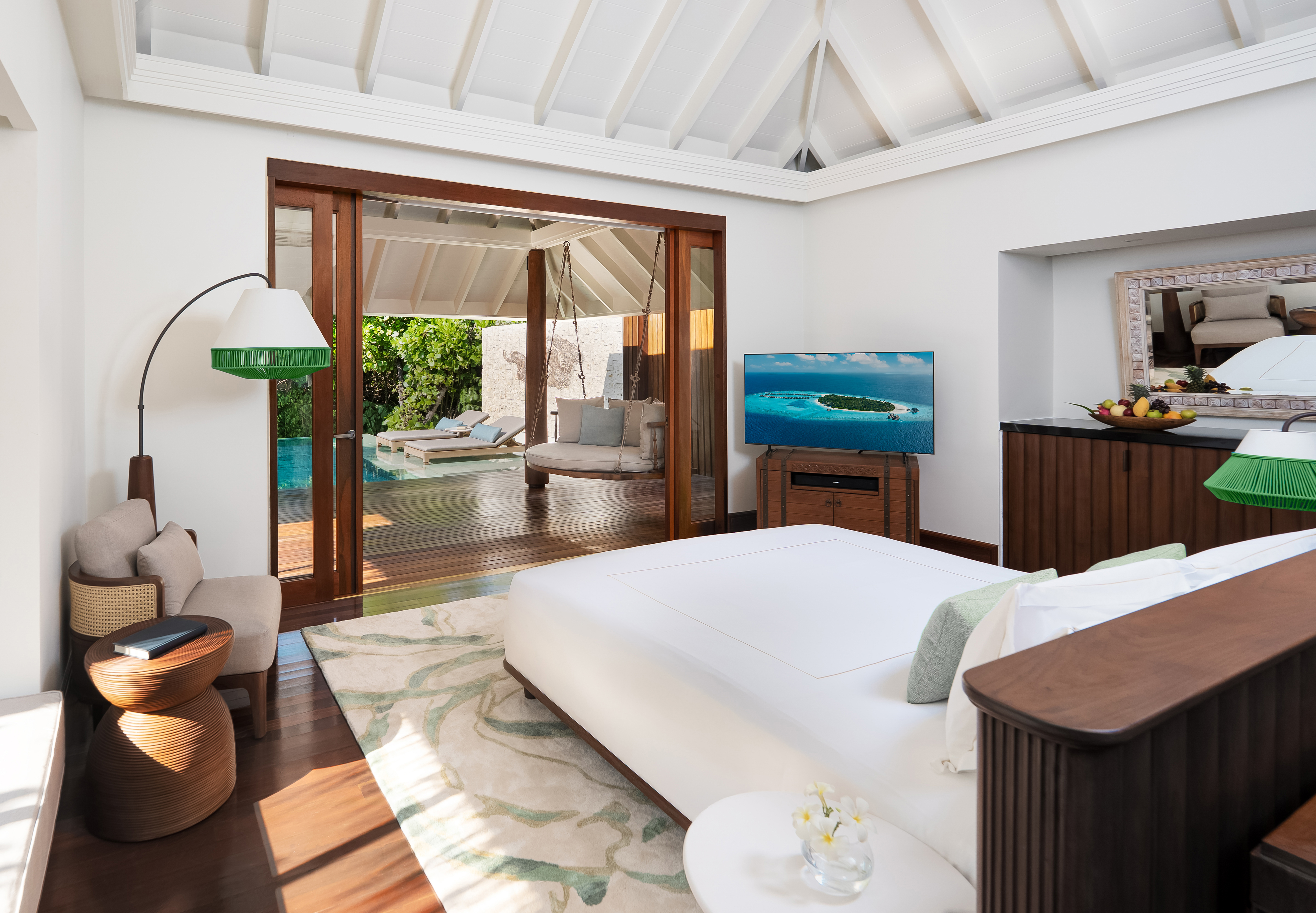 SUNSET BEACH POOL VILLA (Return combined seaplane transfer for 2)
