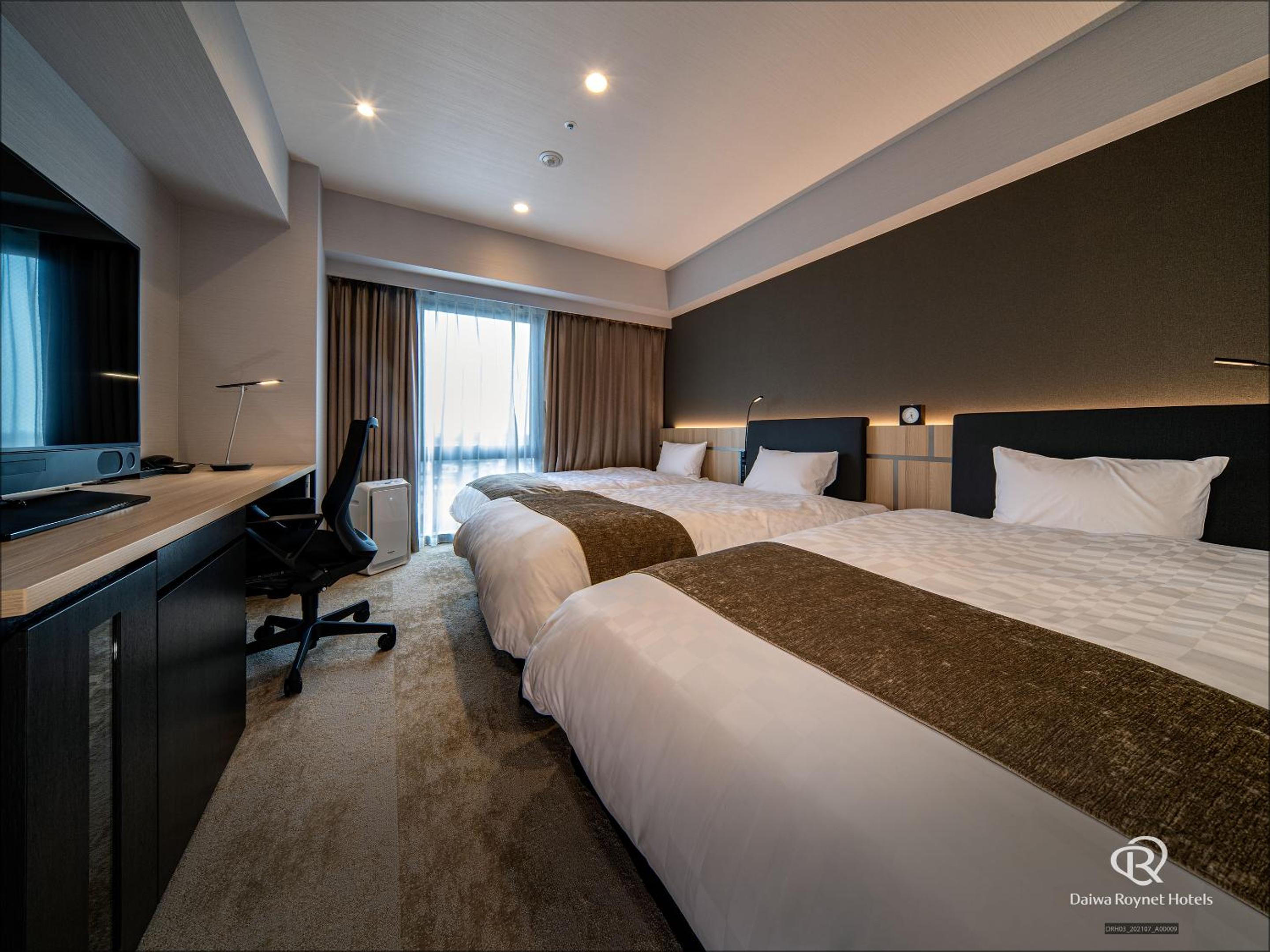غرفة ثلاثية، Daiwa Roynet Hotel Kanazawa Eki Nishiguchi 3/8
