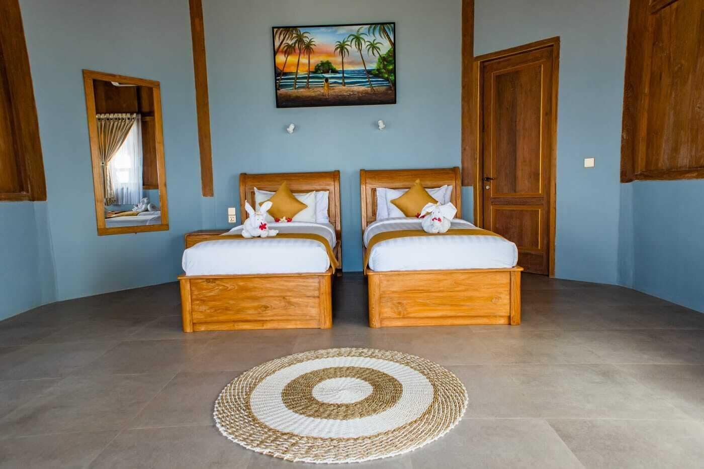 Grand, Deluxe, Bungalow, Twin Beds, Beach Front