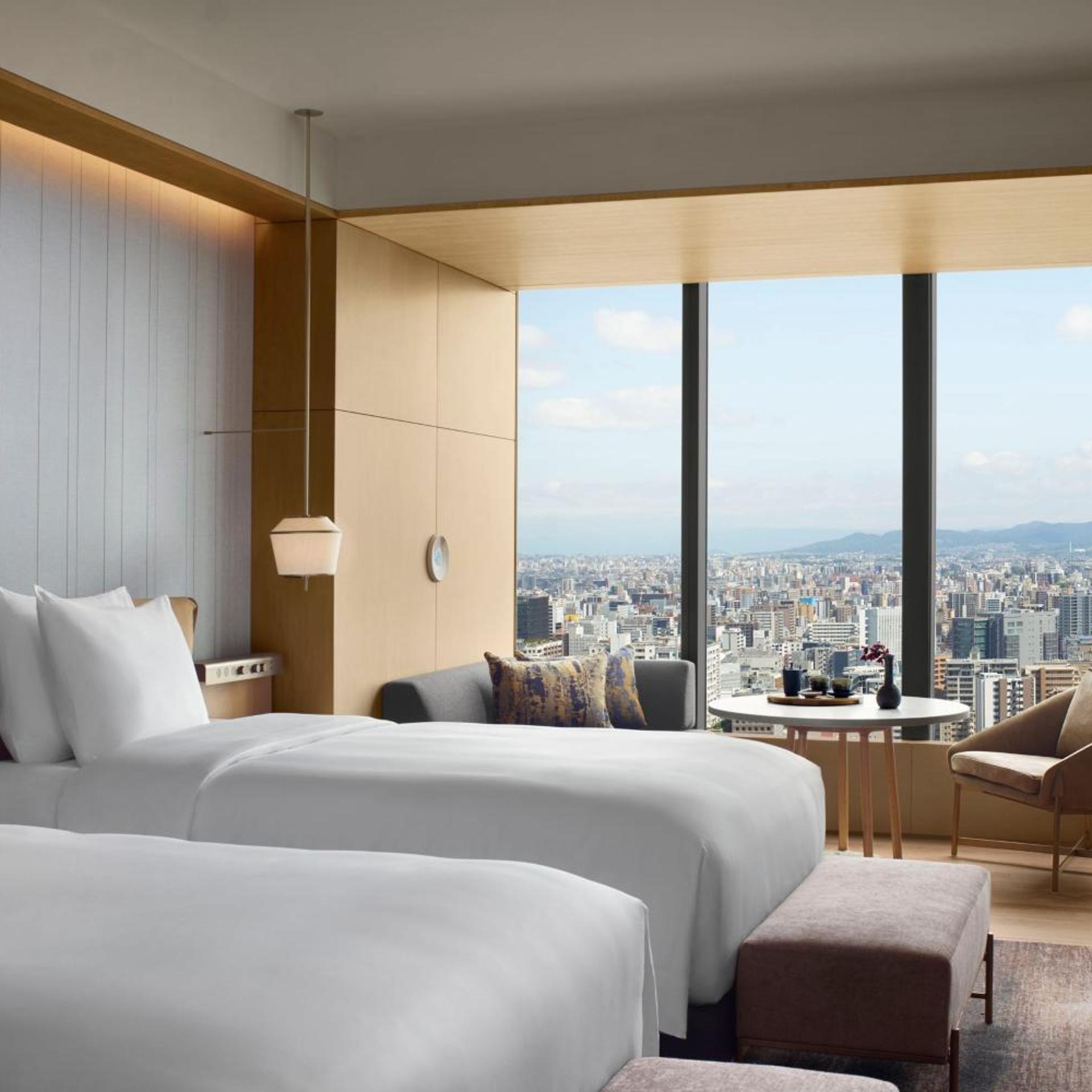 Guest Room, 2 Double Beds, Skyline View