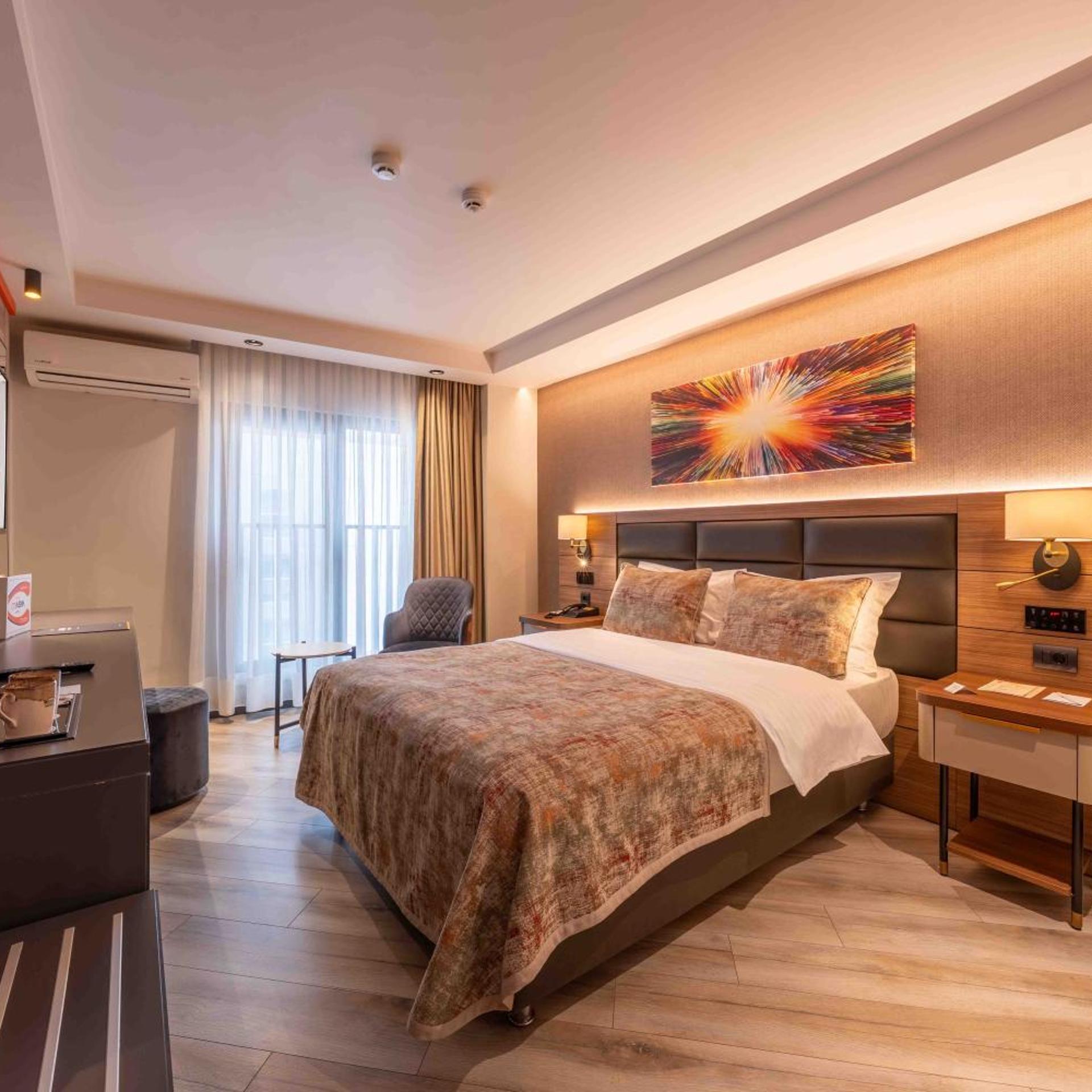 غرفة سوبيريور بسرير مزدوج أو سريرين منفصلين، City Asya Hotel 2/10