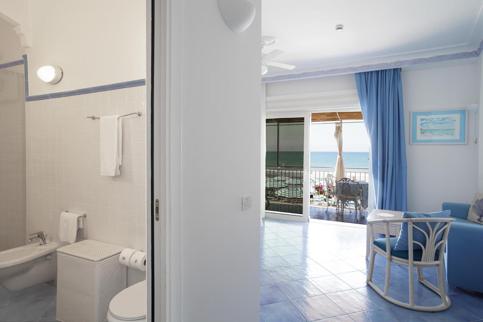 جناح بإطلالة على البحر، Aurora Hotel & Suites Sul Mare 10/10