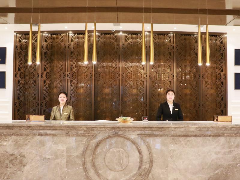 Lobby at GreenTree Eastern Yancheng Binhai County Aobaolia Beichen Hotel, YANCHENG