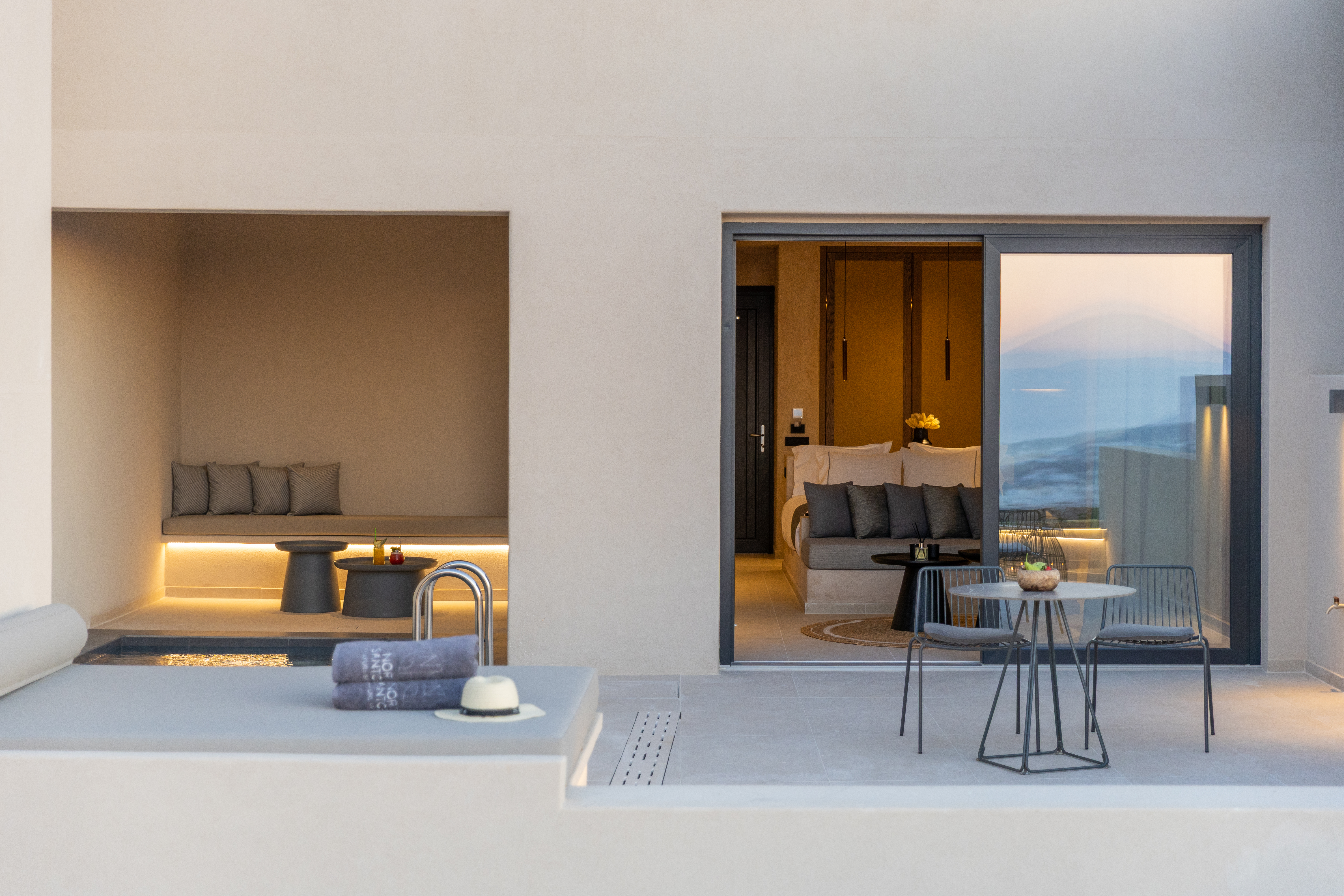جناح بمسبح خاص، North Santorini Luxury Spa Hotel 2/3