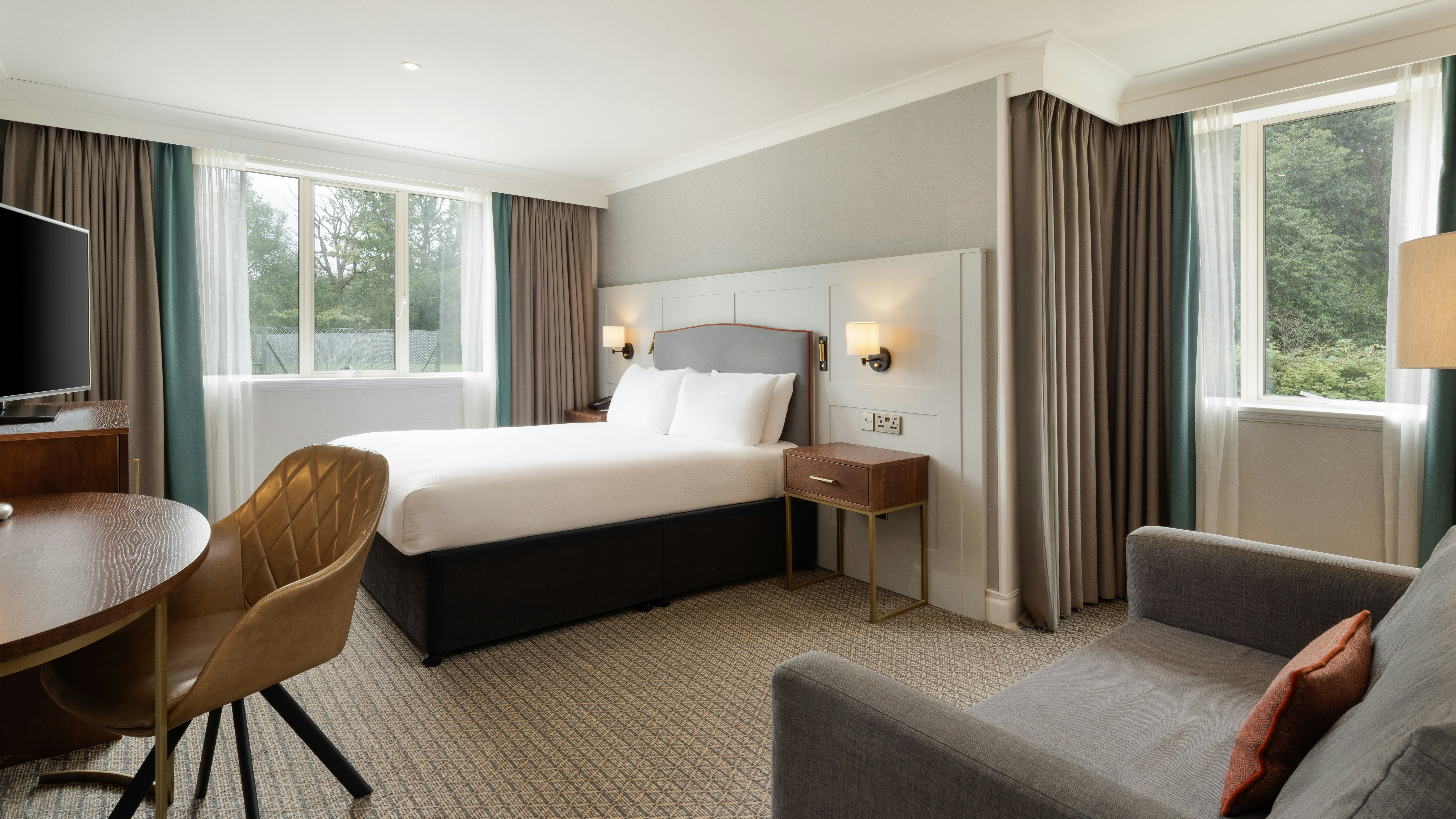 غرفة بسرير كوين، DoubleTree by Hilton St Anne's Manor 14/16