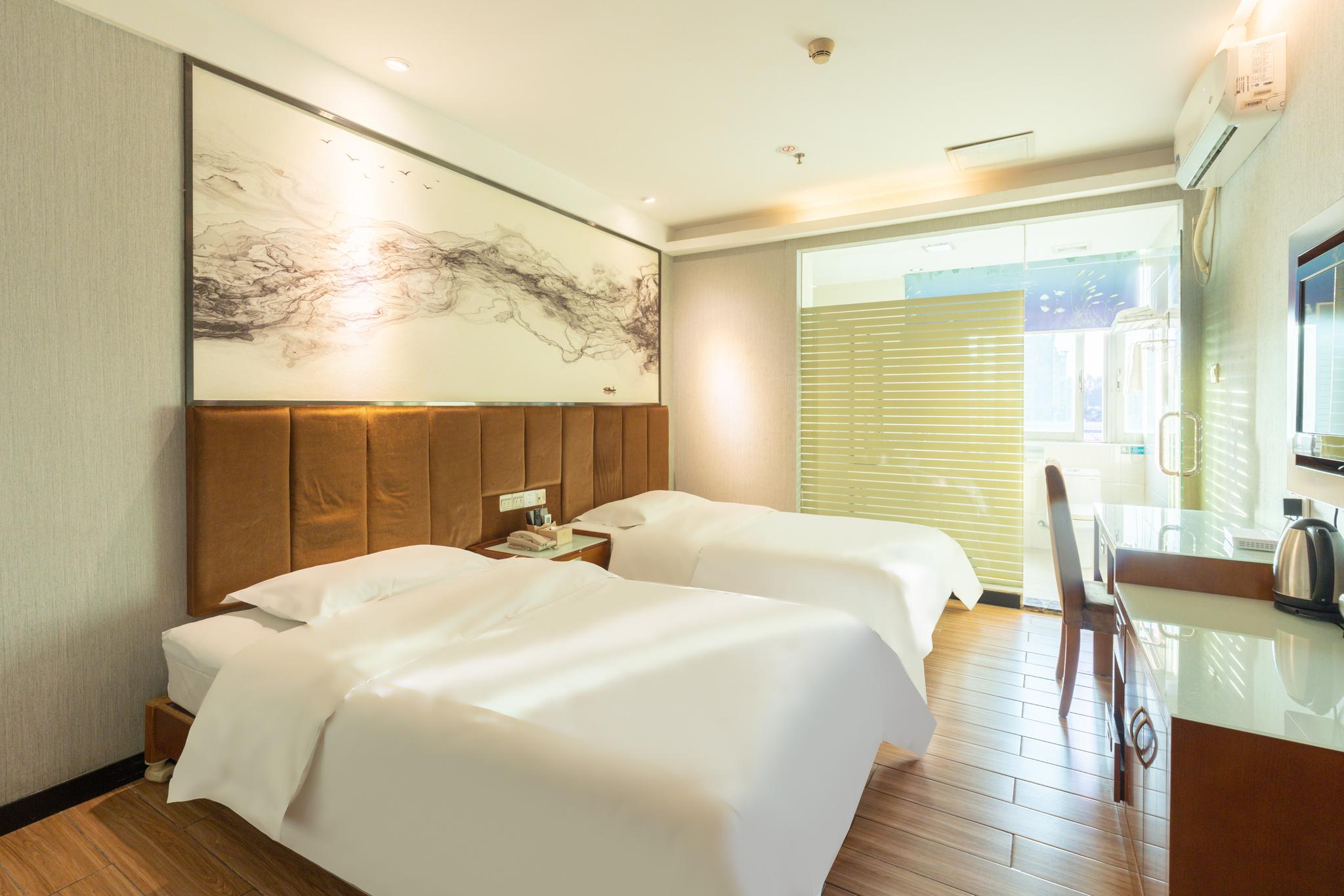 غرفة ديلوكس بسريرين منفصلين، Kaiserdom Hotel Guangzhou Airport Branch 2/2