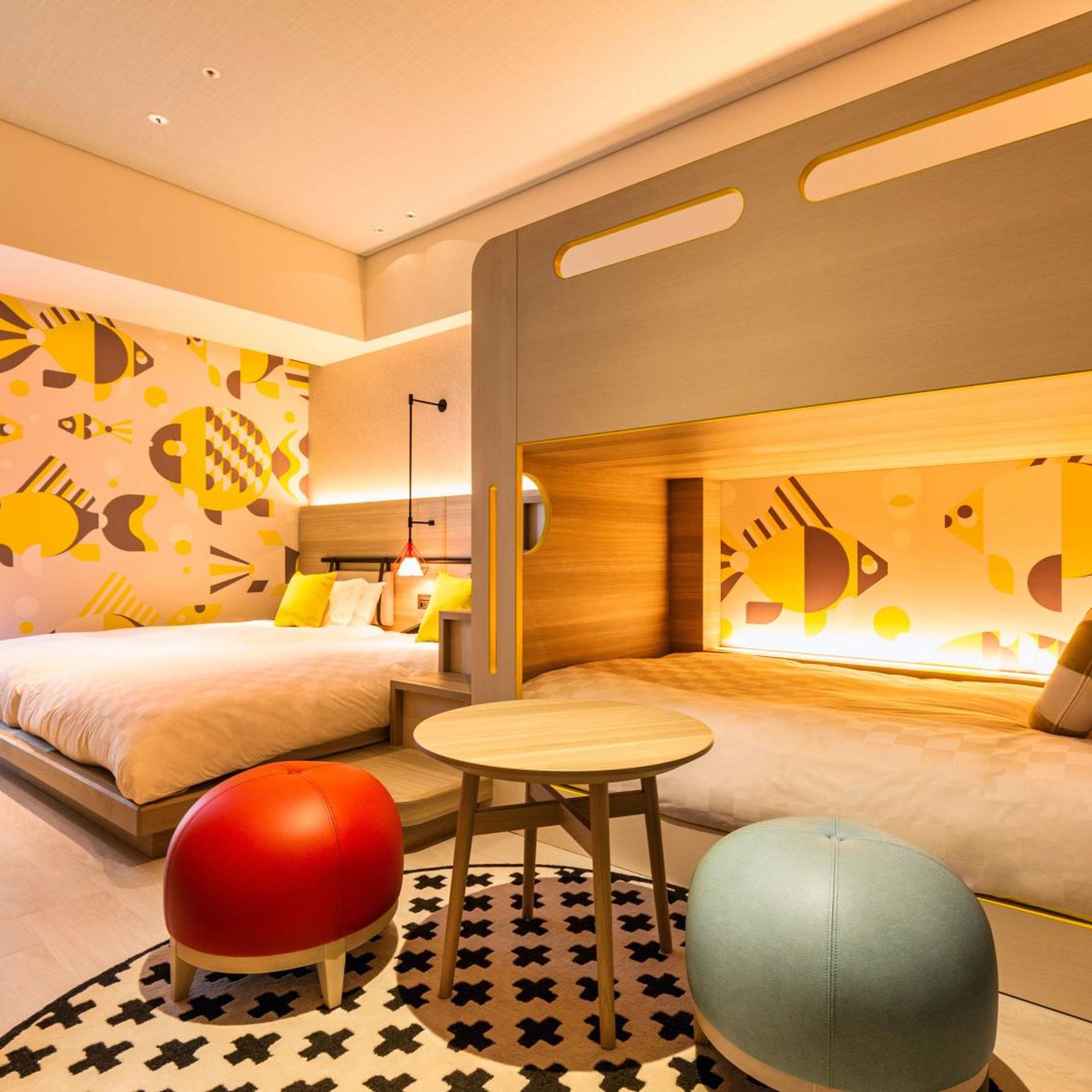 غرفة عائلية، Tokyo Bay Shiomi Prince Hotel 3/7