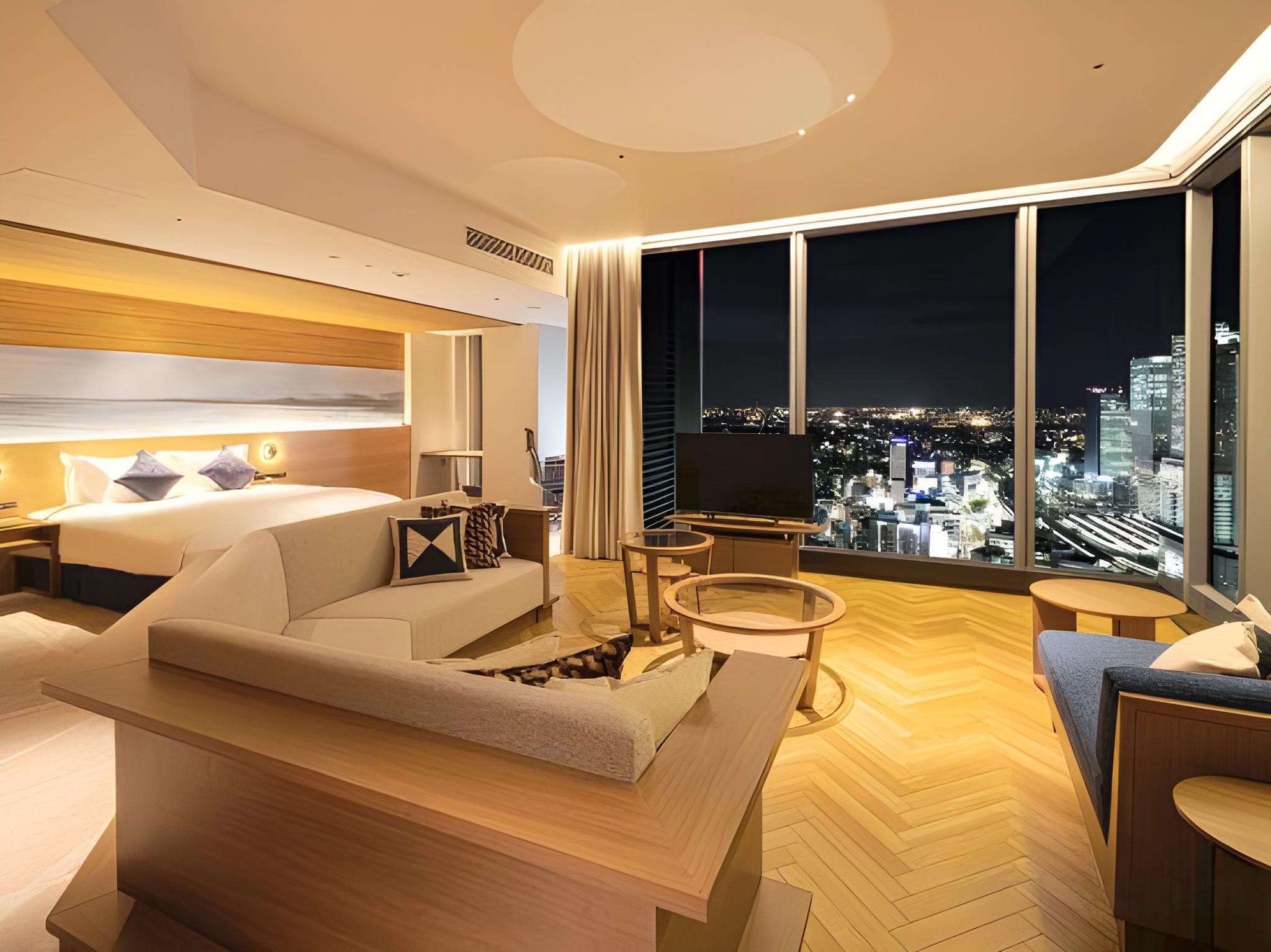غرفة بريميوم ركنية مع دخول صالة النادي، Nagoya Prince Hotel Sky Tower 2/2