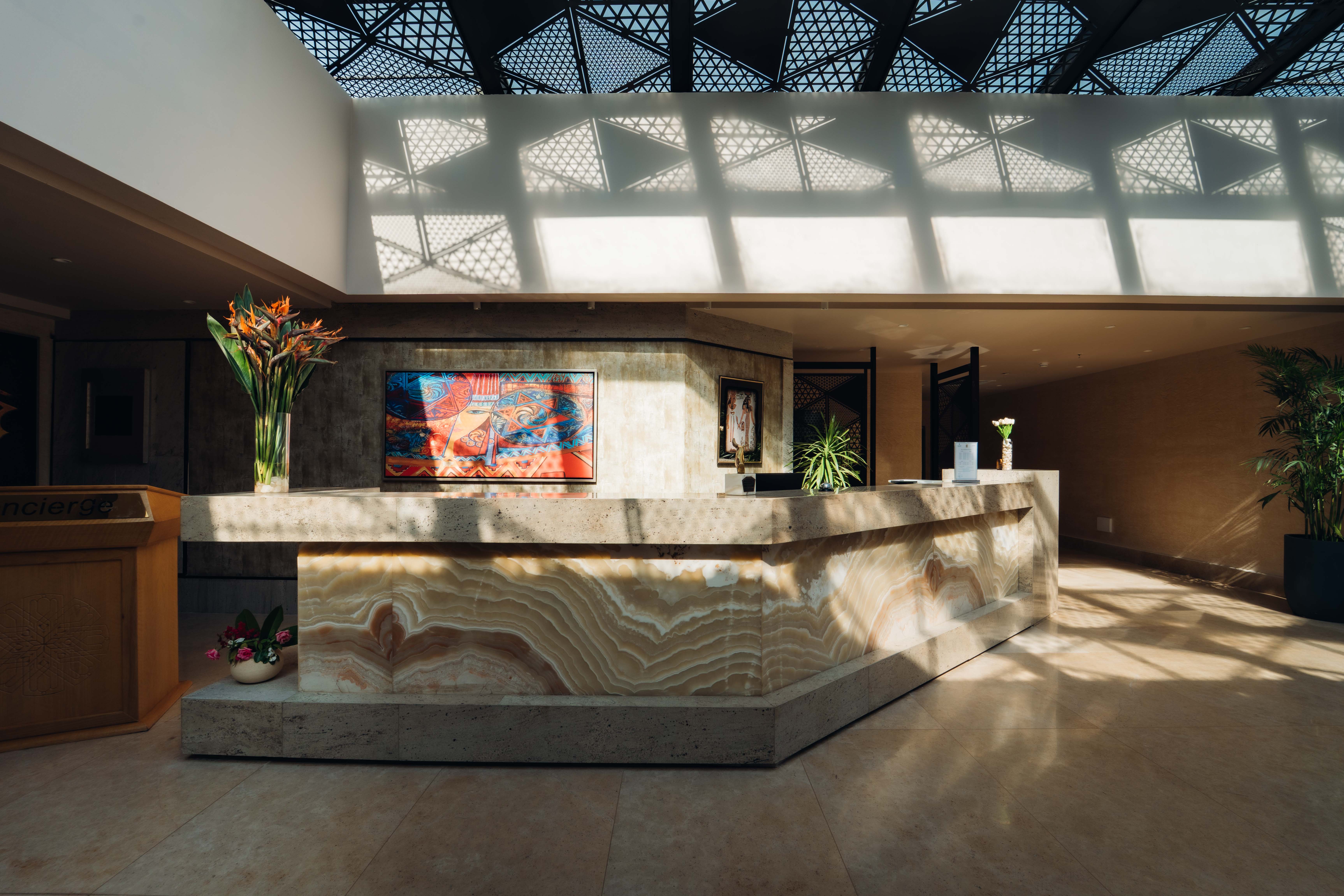 Lobby at Retac Abu Simbel Nefertari Hotel, ABUSIMBEL