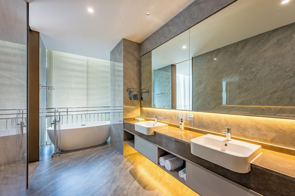غرفة قياسية بسريرين مزدوجين في طابق مرتفع، Holiday Inn Express Qidong Economic Zone 4/5