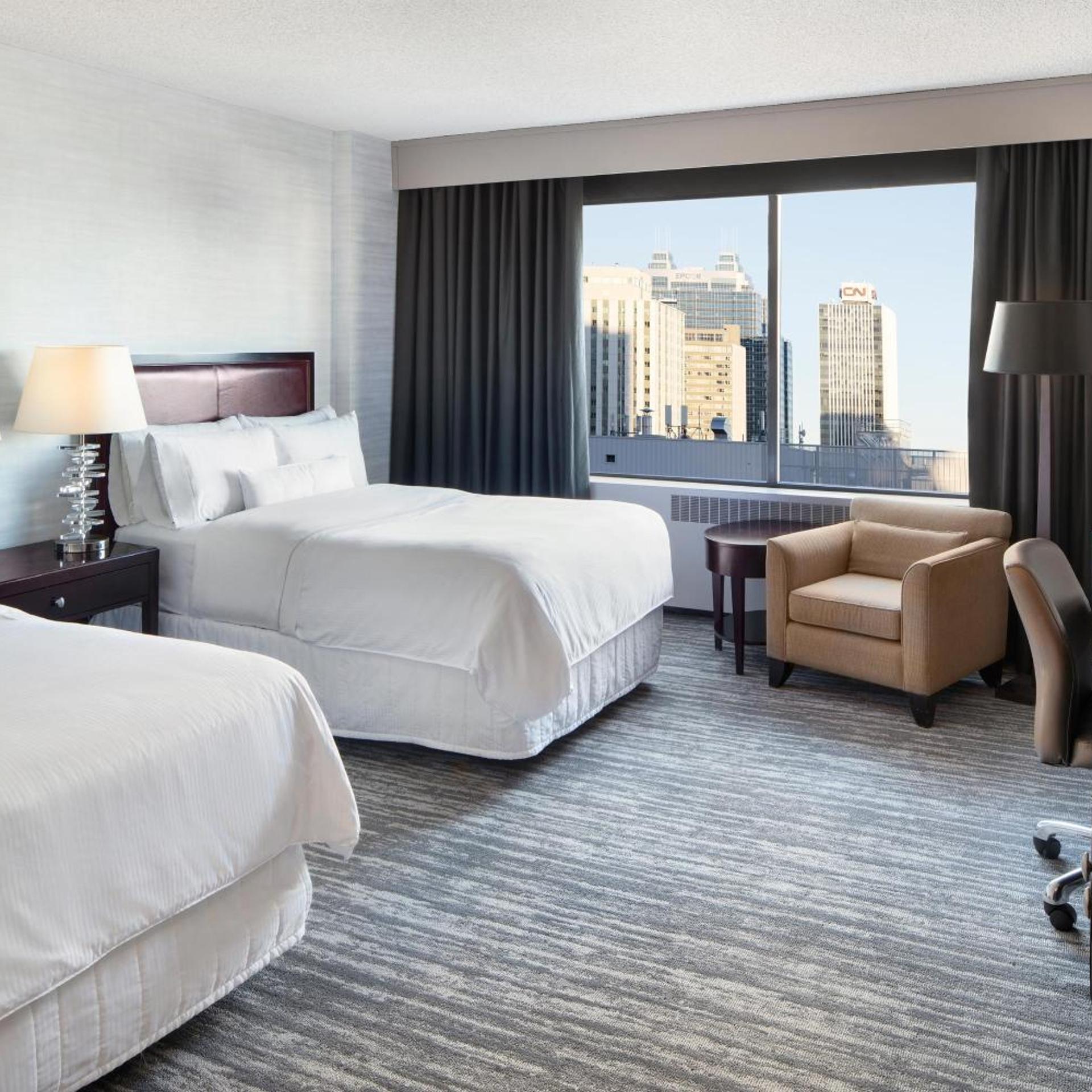 Guest Room, Executive, 2 Double Beds, City View, Main Building