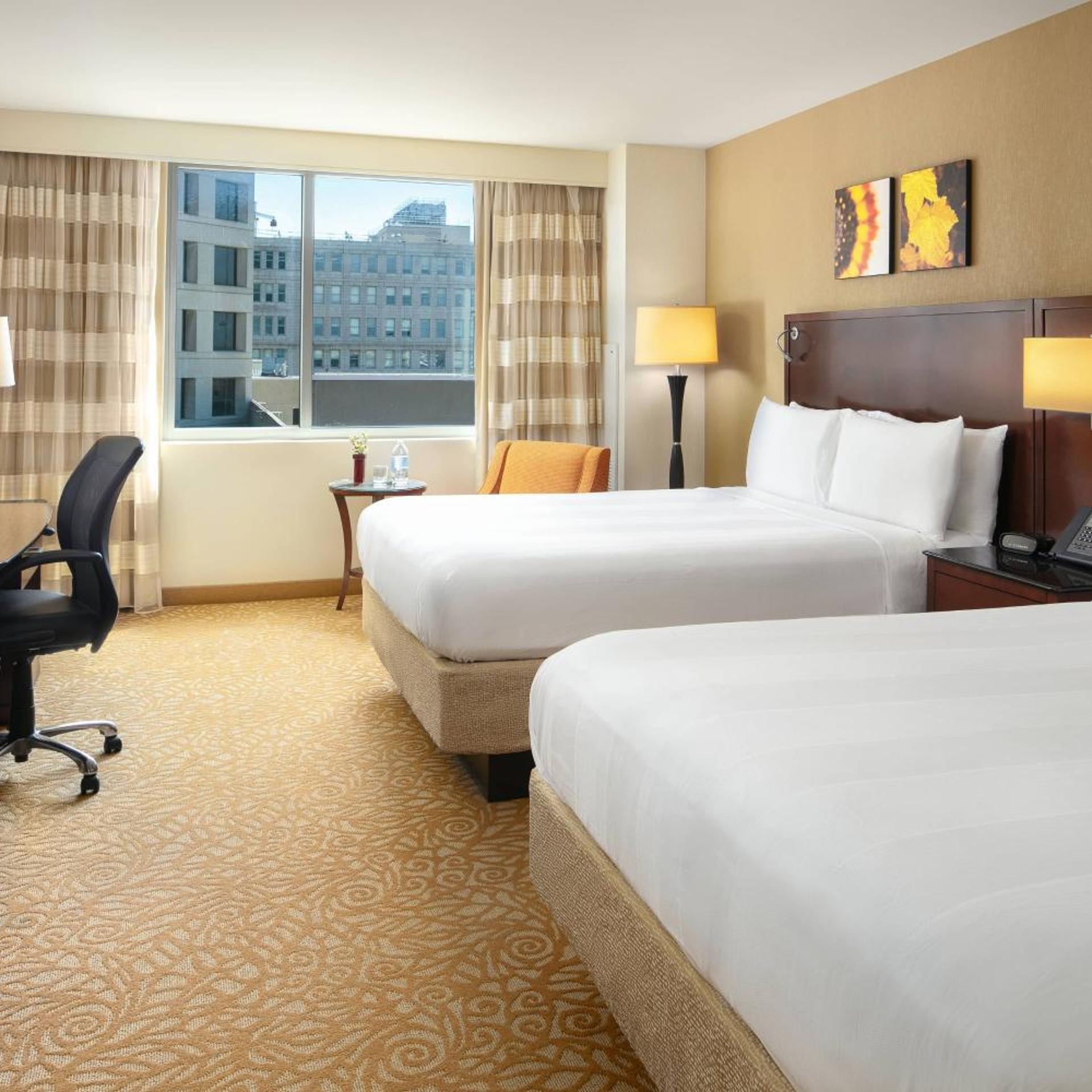 Guest Room, Premium, 2 Queen Beds, City View, High Floor