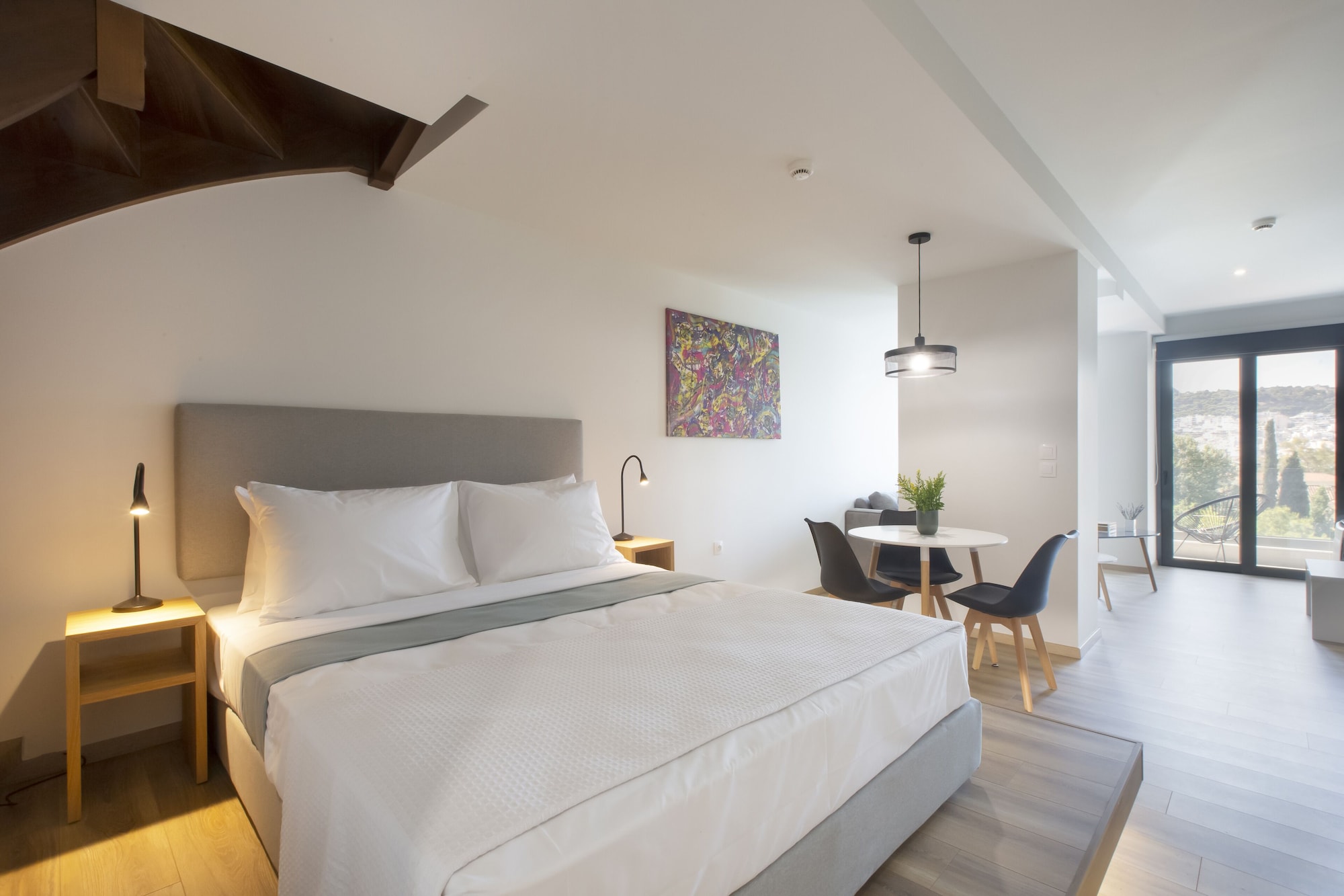 MAISONETTE, 2 DOUBLE BEDS, ACROPOLIS VIEW, OUTDOOR JETTED TUB, SOFA