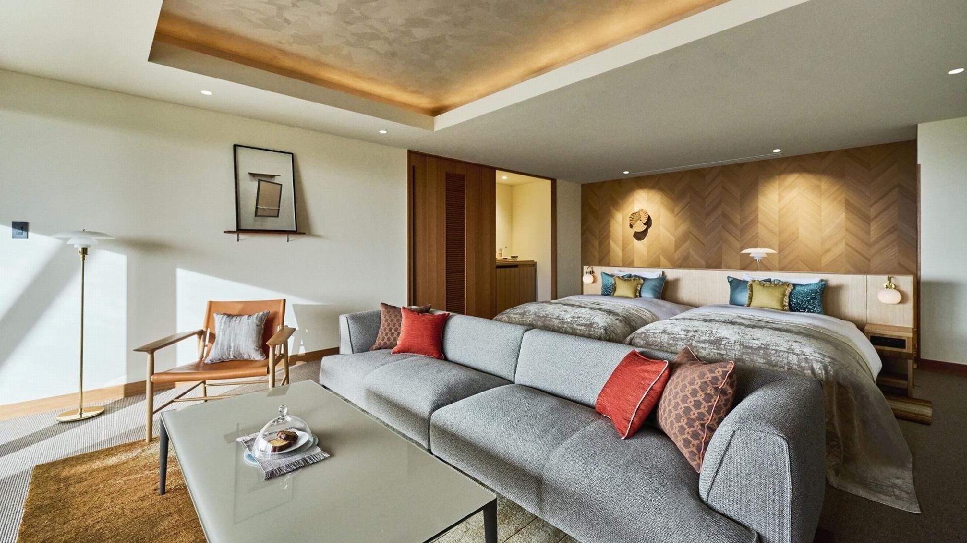 Deluxe, Twin Beds, Sky View