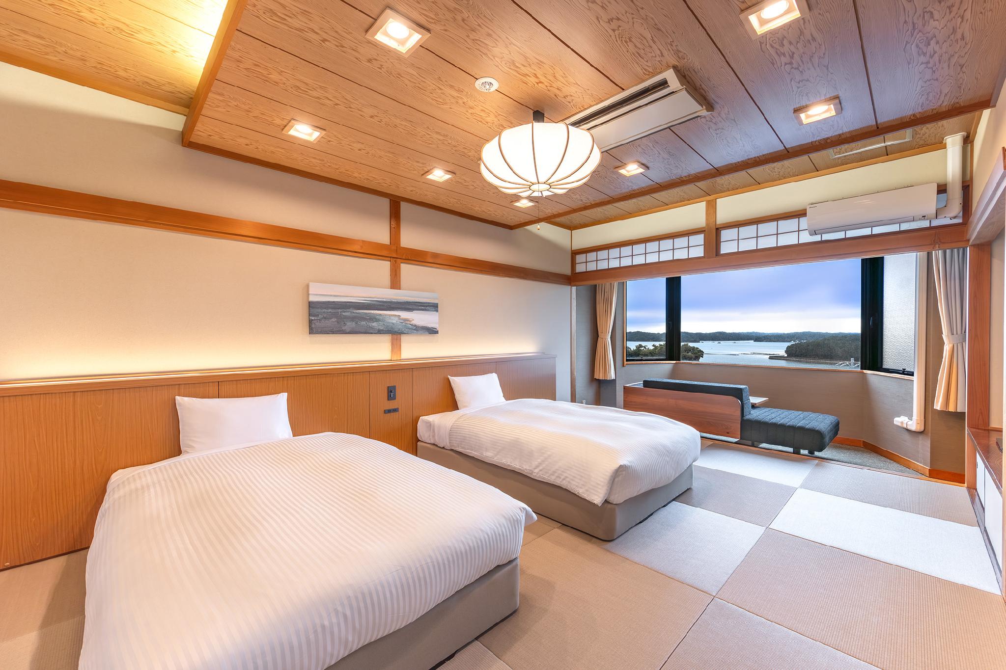 Japanese, Standard, Futon Bed, Twin Beds, Indoor Bath