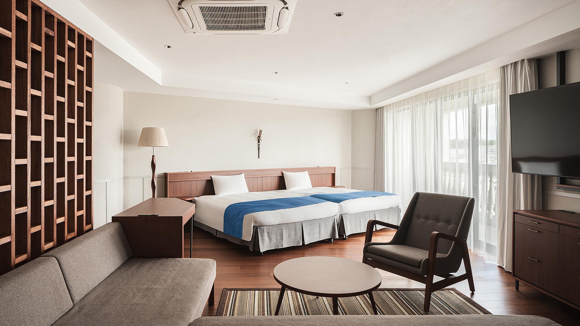 N Room, Premium, Deluxe, Quadruple, Twin Beds, Premium Wing